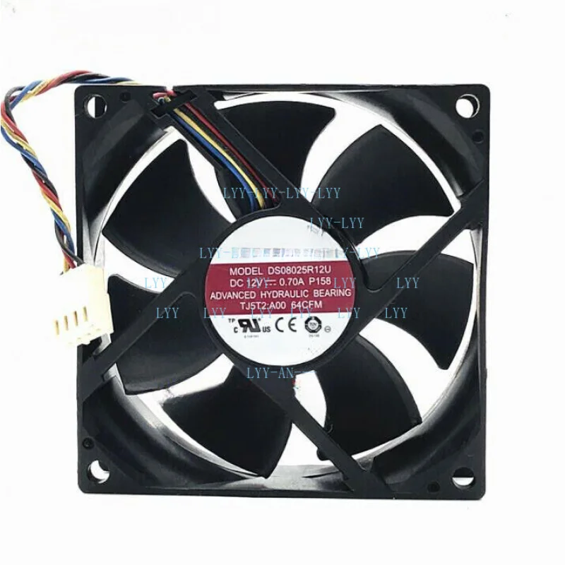 A+for AVC Fan DS08025R12U DC12V 0.7A 80*80*25MM 4pin For CPU /Case/ Server Cooling Fan
A+for AVC Fan DS08025R12U DC12V 0.7A 80*80*25MM 4pin For CPU /Case/ Server Cooling Fan