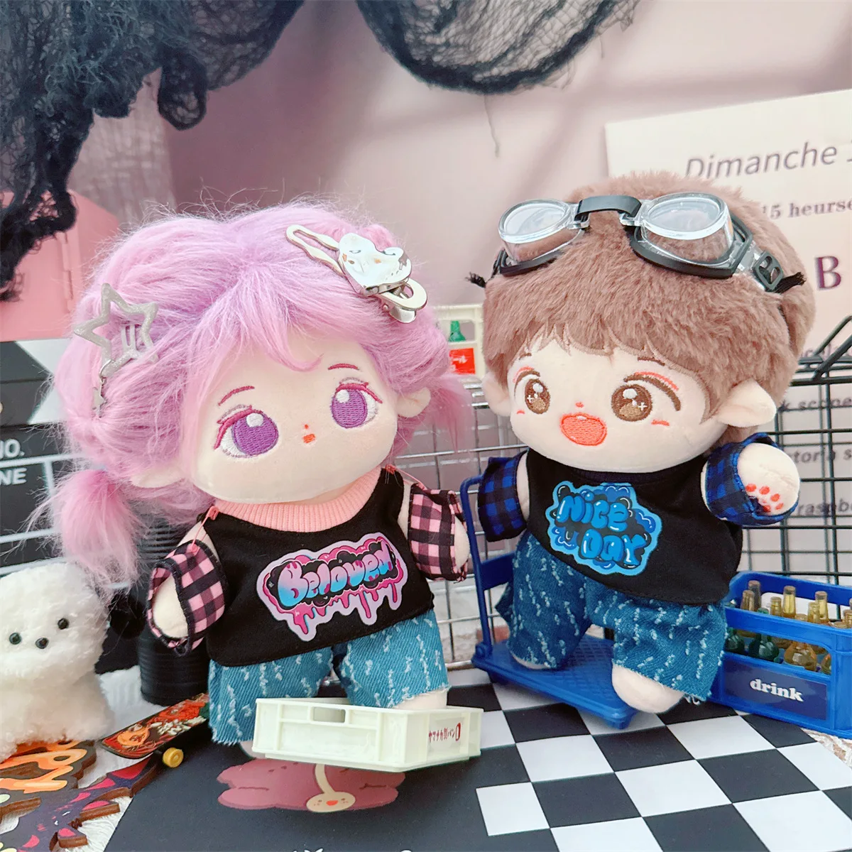 Baby Clothes 10cm15cm20cm Cotton Doll Starfish Body Normal Body Detached Sleeve T-shirt Street Photography Trendy Clothes Pants
Baby Clothes 10cm15cm20cm Cotton Doll Starfish Body Normal Body Detached Sleeve T-shirt Street Photography Trendy Clothes Pants