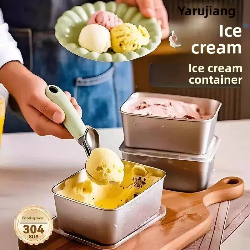 Commercial Stainless Steel 304 Ice Cream Storage Box Rectangular Partition Freshness Preservation Container for Street Vendors
Commercial Stainless Steel 304 Ice Cream Storage Box Rectangular Partition Freshness Preservation Container for Street Vendors