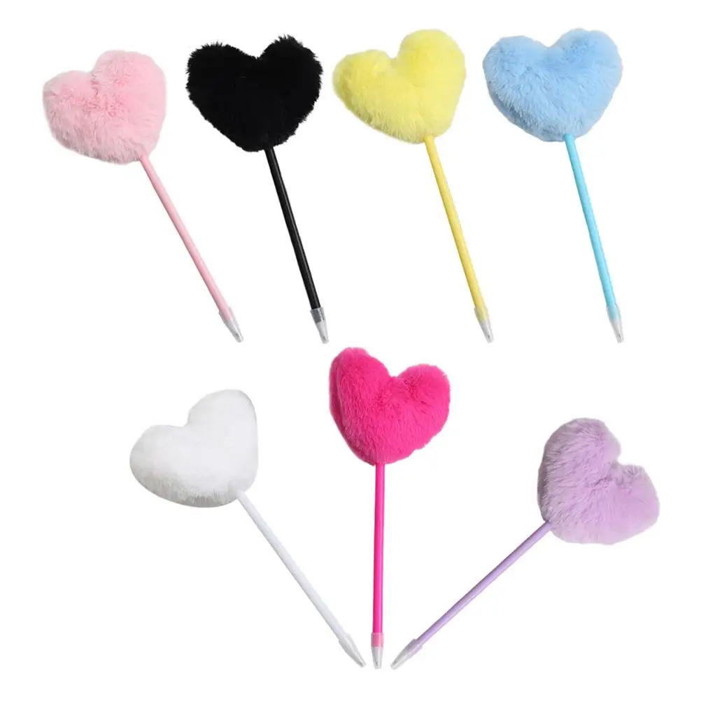 7 Pcs Ballpoint Pens Colorful Heart Fluffy Pom Poms Cute for Kids Students Office School Elegant Style Writing Tools
7 Pcs Ballpoint Pens Colorful Heart Fluffy Pom Poms Cute for Kids Students Office School Elegant Style Writing Tools