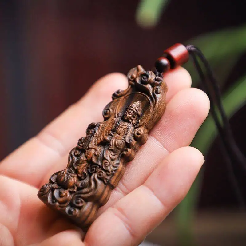 Antique wood carving Guanyin relief craft amulet hanging ornament accessories Feng Shui auspicious classical crafts
Antique wood carving Guanyin relief craft amulet hanging ornament accessories Feng Shui auspicious classical crafts