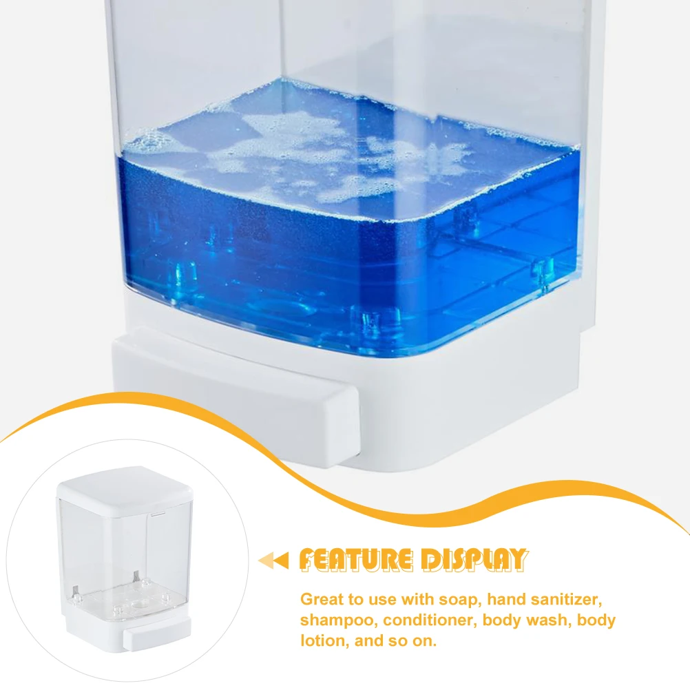 Wall-mounted Soap Dispenser Manual Dispensers Hand Portable Foams Foaming Plastic
Wall-mounted Soap Dispenser Manual Dispensers Hand Portable Foams Foaming Plastic