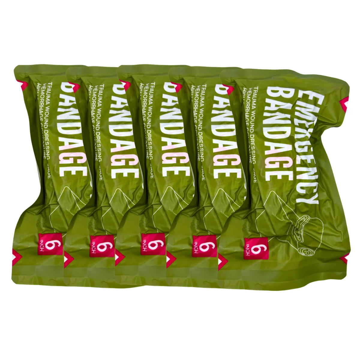 6-дюймовая экстренная повязка в израильском стиле для травмной повязки, эластичная повязка для контроля кровотечения, боевые тактические товары IFAK 
6-дюймовая экстренная повязка в израильском стиле для травмной повязки, эластичная повязка для контроля кровотечения, боевые тактические товары IFAK