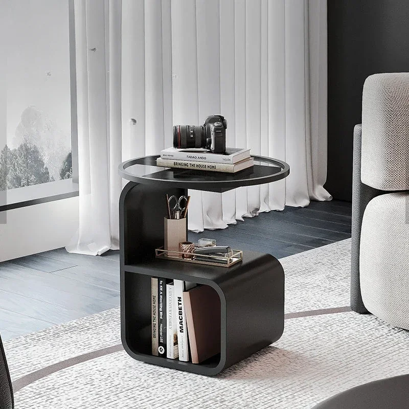 Functional Round Glass Coffee Table for Living Room; Modern Steel Side End Table for Sofa Bedroom; Small Round Tea Table
Functional Round Glass Coffee Table for Living Room; Modern Steel Side End Table for Sofa Bedroom; Small Round Tea Table