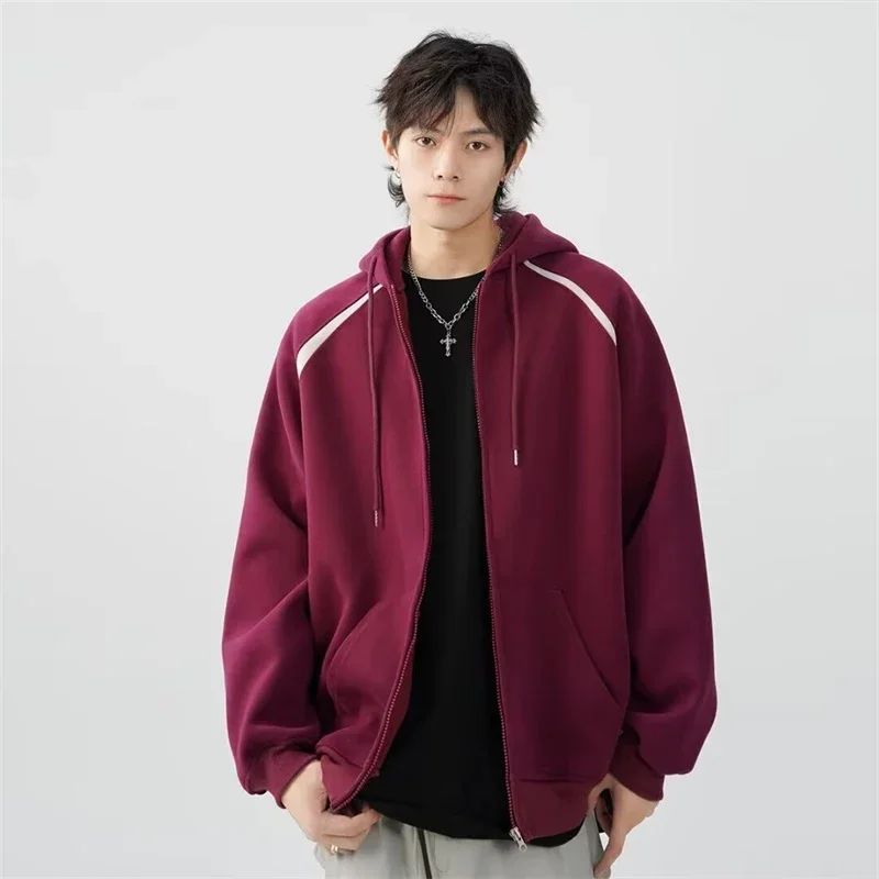 Autumn Oversized Zipper Hoodies For Men New Casual Hooded Cardigan Jackets Streetwear Patchwork Fleece Y2K Hoody Sweatshirts
Autumn Oversized Zipper Hoodies For Men New Casual Hooded Cardigan Jackets Streetwear Patchwork Fleece Y2K Hoody Sweatshirts