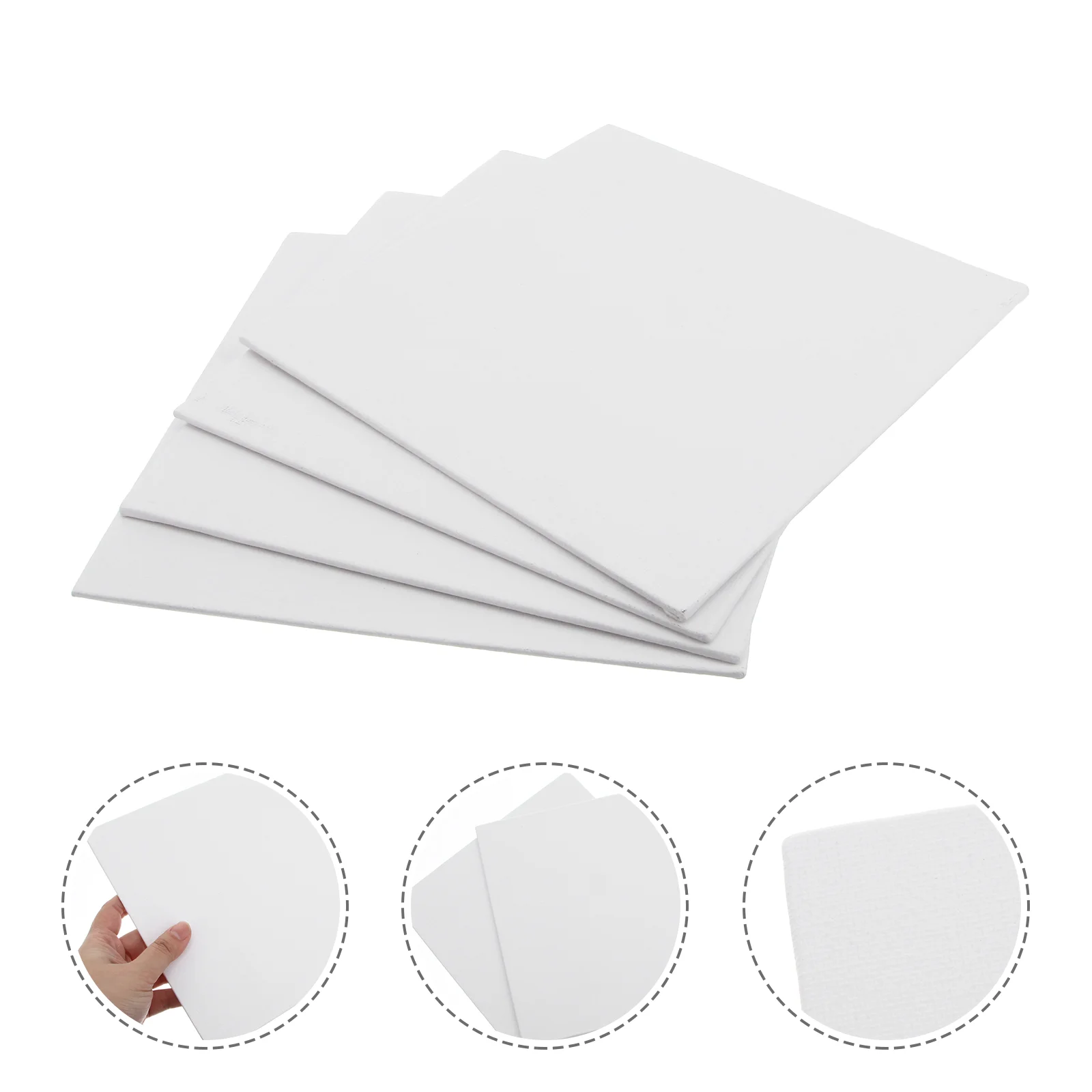4pcs Canvas Panels 20x20cm White Artist Grade Non Acidic Perfect for Oils Acrylics Tempera Painting Boards Projects Student
4pcs Canvas Panels 20x20cm White Artist Grade Non Acidic Perfect for Oils Acrylics Tempera Painting Boards Projects Student
