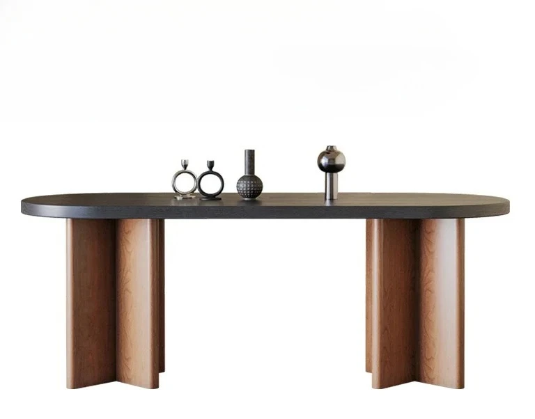 Средневековый обеденный стол из цельного дерева, домашний дизайн для маленькой квартиры, простой обеденный стол во французском стиле ретро
Средневековый обеденный стол из цельного дерева, домашний дизайн для маленькой квартиры, простой обеденный стол во французском стиле ретро