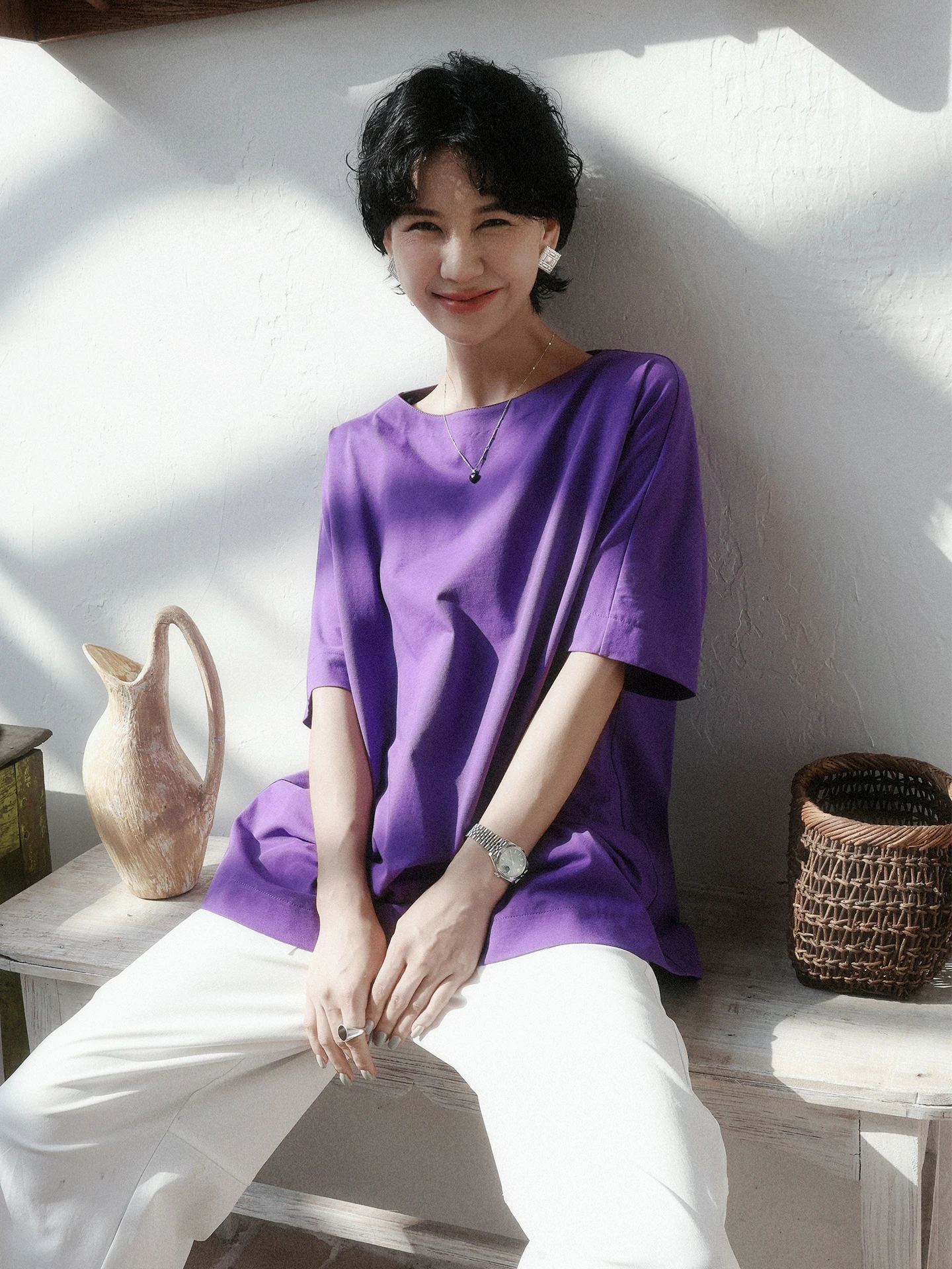 Женская летняя футболка TT Ba Split ort Sve T-irt, новая модная корейская модель, свободный крой, смесь хлопка и полиэстера
Женская летняя футболка TT Ba Split ort Sve T-irt, новая модная корейская модель, свободный крой, смесь хлопка и полиэстера