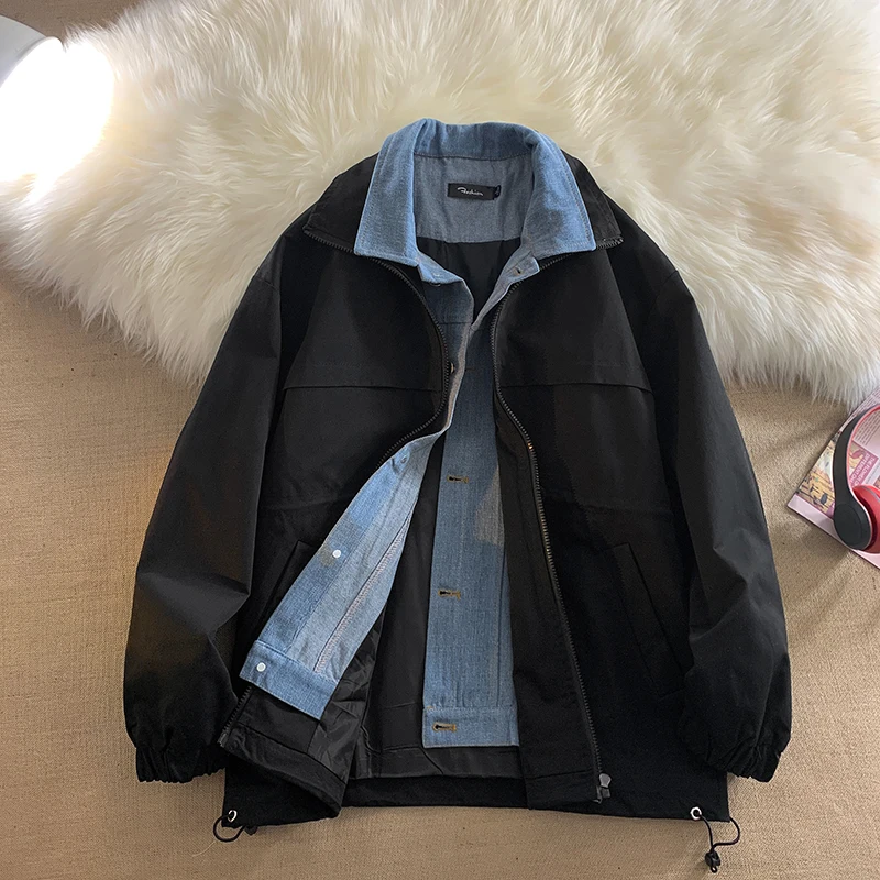 2023 New Men's Denim Jacket Loose Mens 3 Colors Fashion Jean Jackets Lapel Casual Outerwear Vintage Couple Coats Clothes A37
2023 New Men's Denim Jacket Loose Mens 3 Colors Fashion Jean Jackets Lapel Casual Outerwear Vintage Couple Coats Clothes A37