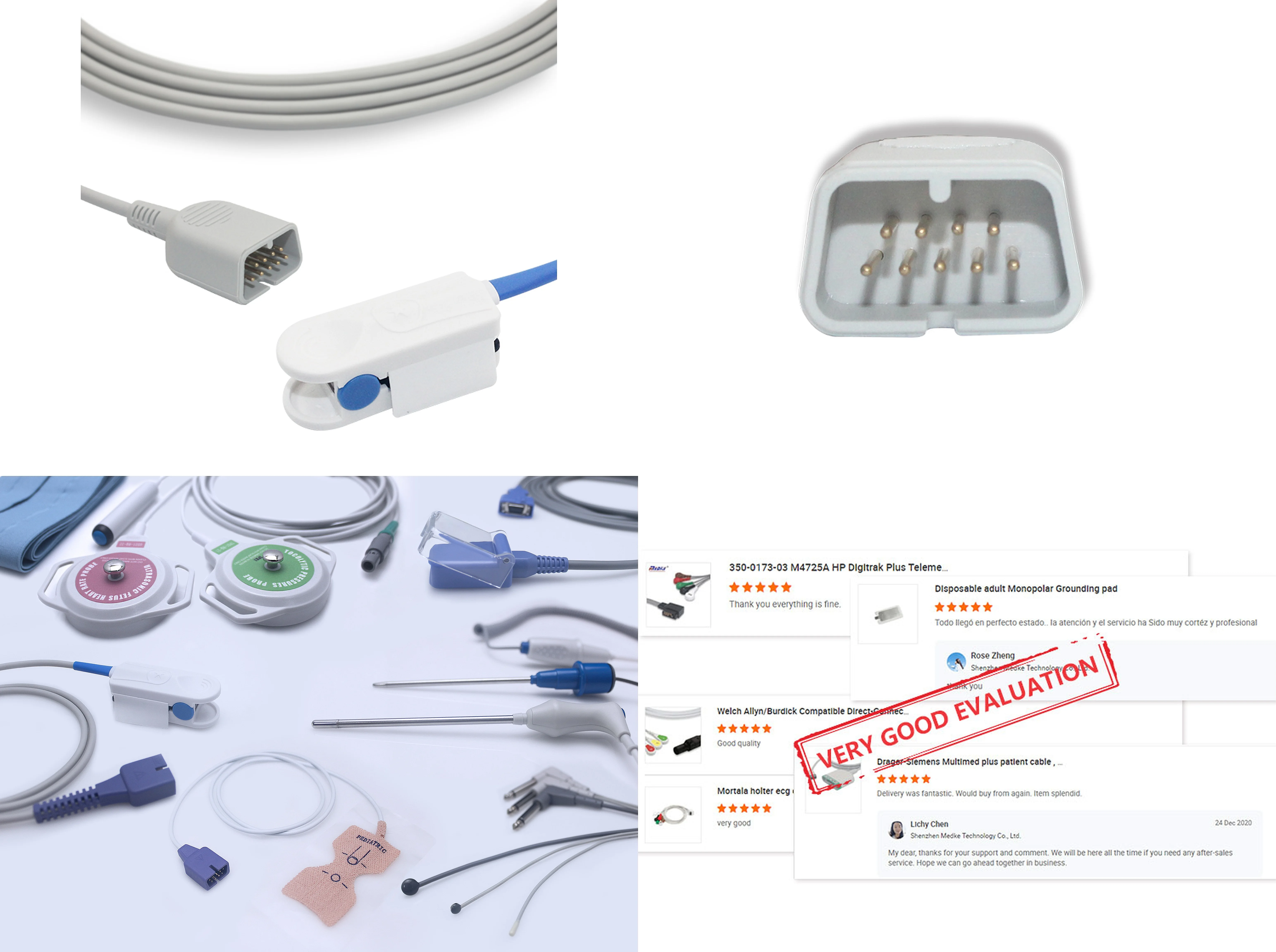 Adult Finger Clip Reusable SpO2 Sensor Compatible with Patient Monitors Accessories
Adult Finger Clip Reusable SpO2 Sensor Compatible with Patient Monitors Accessories