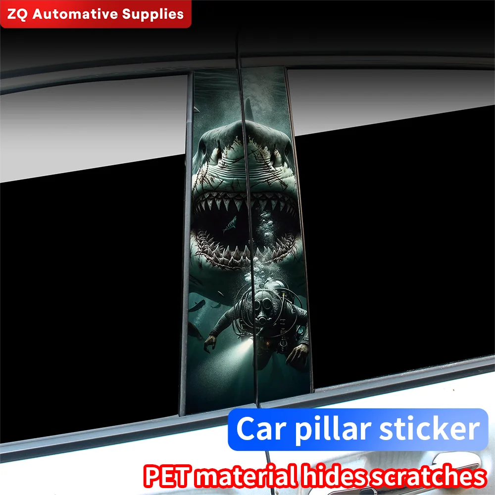 Shark Megalodon Car Stickers Auto B-pillar Car Center Column Decor Cover Scratches Waterproof Sunscreen Vinyl Decals Accessories
Shark Megalodon Car Stickers Auto B-pillar Car Center Column Decor Cover Scratches Waterproof Sunscreen Vinyl Decals Accessories