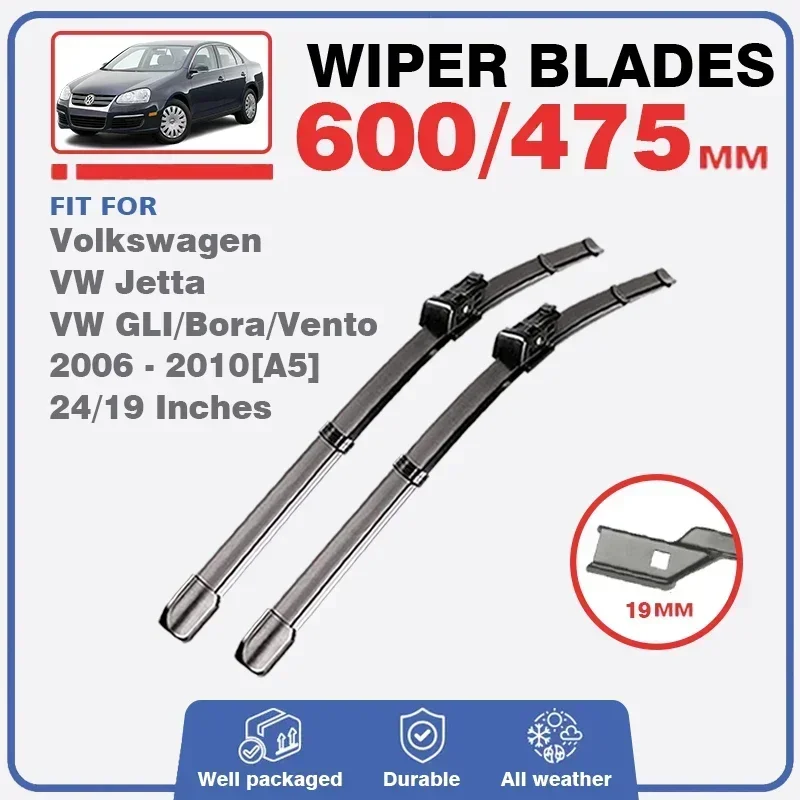 Front Windshield Wiper Blades For Volkswagen VW Jetta A5 5th Gen 2006-2010 Windscreen Window Brushes Refills Accessories 24"19"
Front Windshield Wiper Blades For Volkswagen VW Jetta A5 5th Gen 2006-2010 Windscreen Window Brushes Refills Accessories 24"19"
