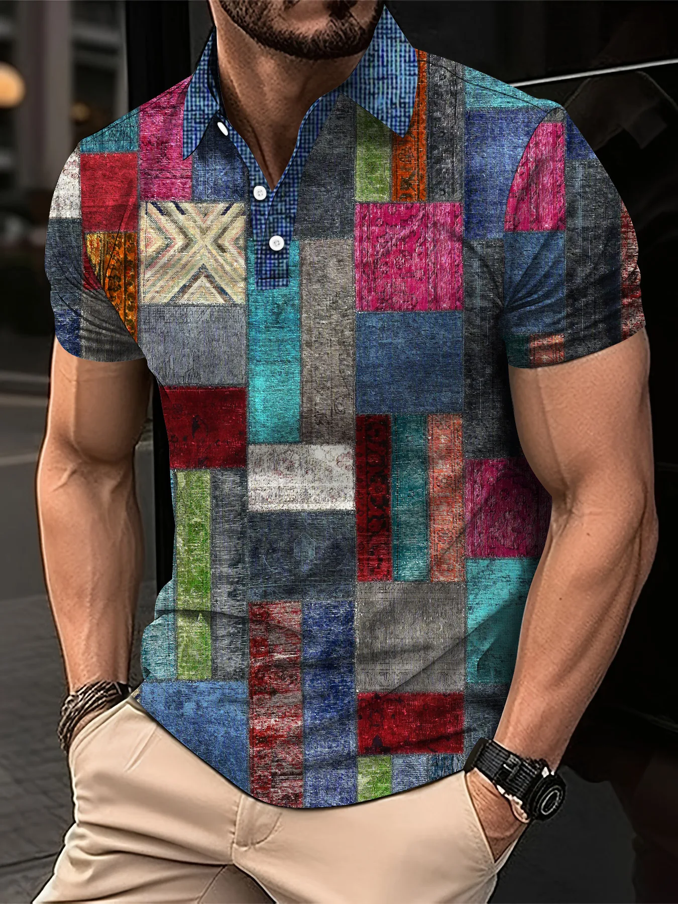 Summer's Best-Selling Men's Retro Ethnicity POLO Shirt Men's T-Shirt Casual Comfort Street Style Men's clothes Tops Striped Polo
Summer's Best-Selling Men's Retro Ethnicity POLO Shirt Men's T-Shirt Casual Comfort Street Style Men's clothes Tops Striped Polo