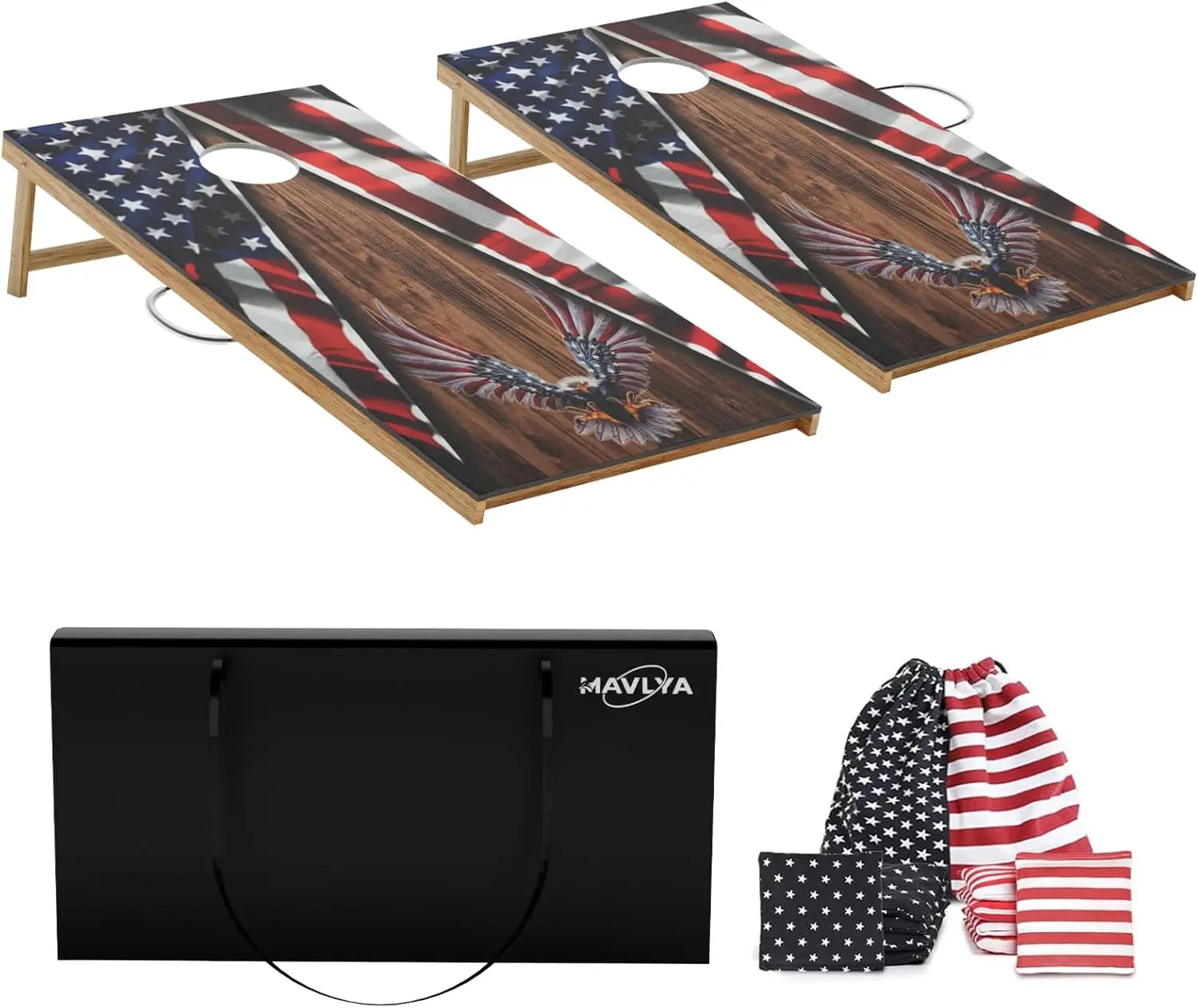 Cornhole Board Set 2x4FT Solid Wood with 8 Bags & Carry Case
Cornhole Board Set 2x4FT Solid Wood with 8 Bags & Carry Case
