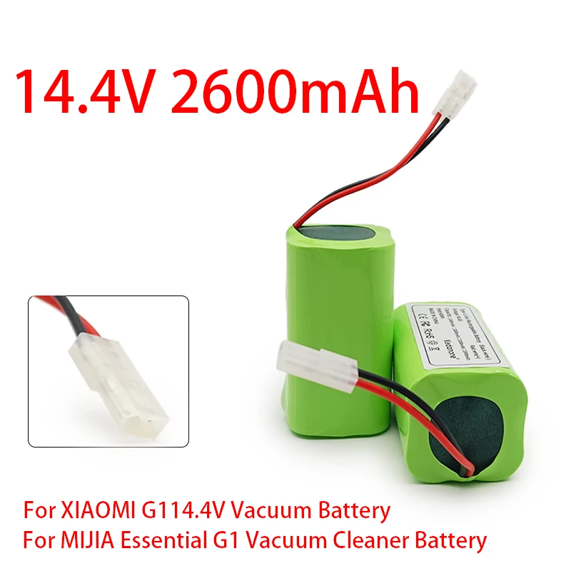 New 4S1P 14.4V 2600mAh Lithium Rechargeable Battery,For Xiaomi G1 Robot Vacuum Mop Robot Vacuum Cleaner 18650 Li-ion Battery
New 4S1P 14.4V 2600mAh Lithium Rechargeable Battery,For Xiaomi G1 Robot Vacuum Mop Robot Vacuum Cleaner 18650 Li-ion Battery