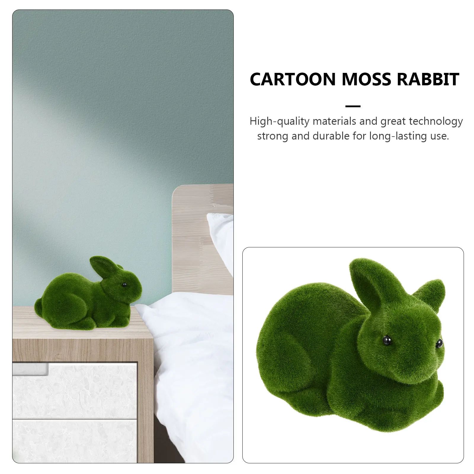 Lovely Party Bunny Holiday Gift Garden Party Rabbit Easter Moss Rabbits Flocked Rabbit Bunny Ornament Yard
Lovely Party Bunny Holiday Gift Garden Party Rabbit Easter Moss Rabbits Flocked Rabbit Bunny Ornament Yard