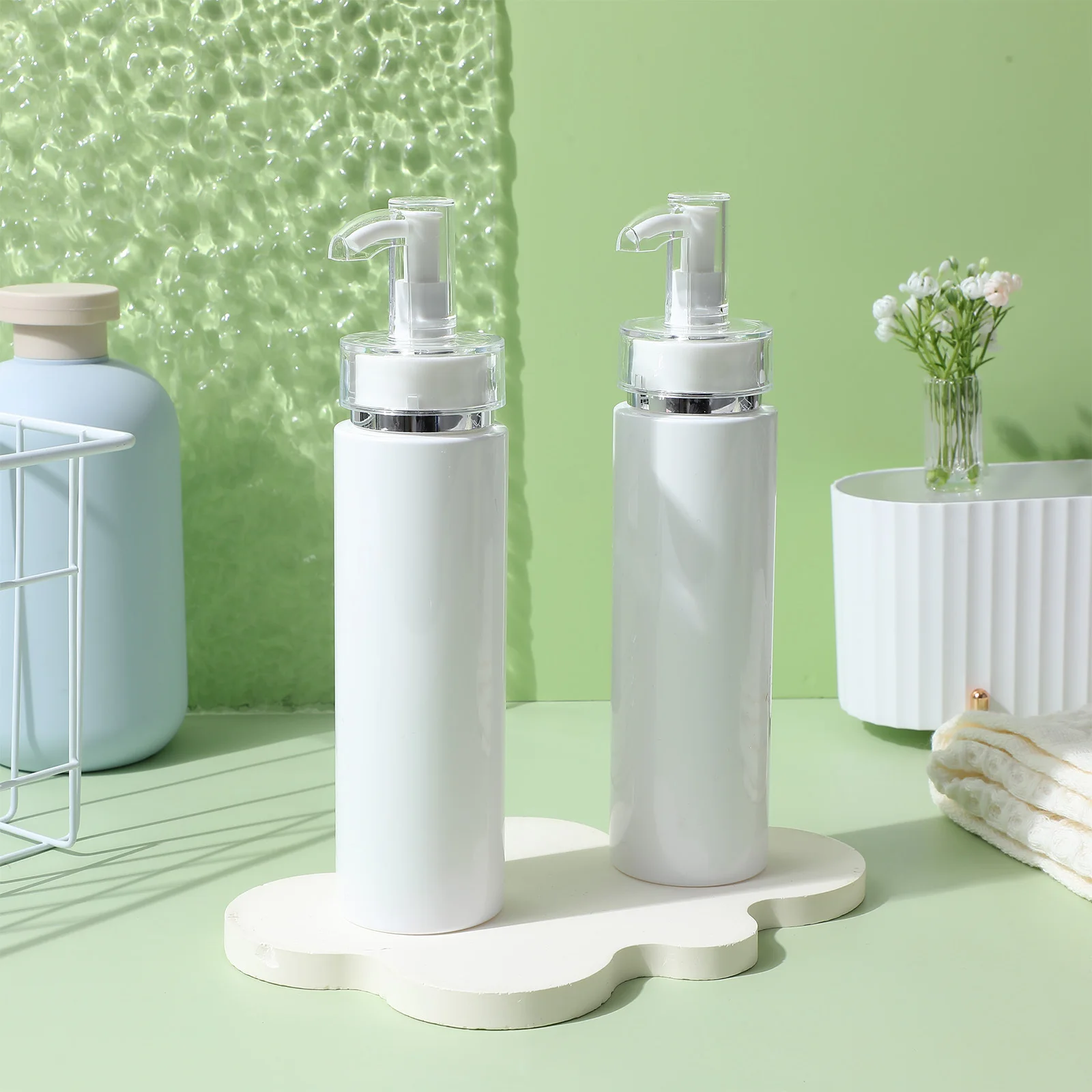 2Pcs Lotion Bottle Pump Portable Travel Refillable Dispenser Empty Bottles 200ml Toiletries Storage Lotion Bottle
2Pcs Lotion Bottle Pump Portable Travel Refillable Dispenser Empty Bottles 200ml Toiletries Storage Lotion Bottle