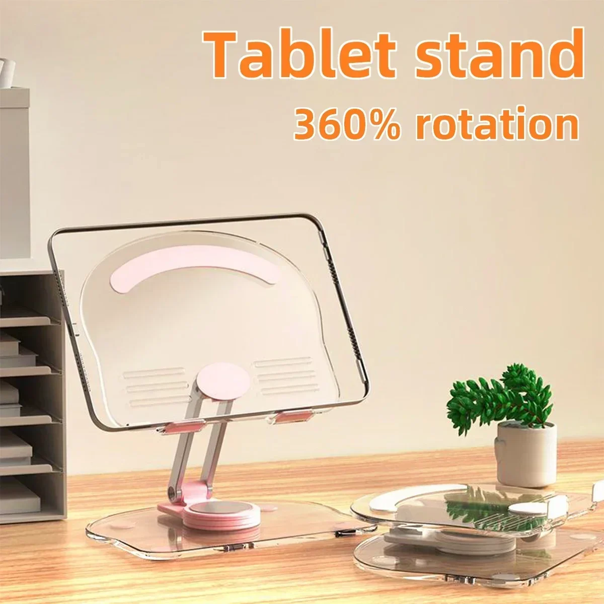 fcvae 360° Rotation Tablet Desktop Stand Suitable for iPad Pro 9.7 Air 4 5 Mini 6 11 Mi Pad Transparent Acrylic Desktop Phone S
fcvae 360° Rotation Tablet Desktop Stand Suitable for iPad Pro 9.7 Air 4 5 Mini 6 11 Mi Pad Transparent Acrylic Desktop Phone S