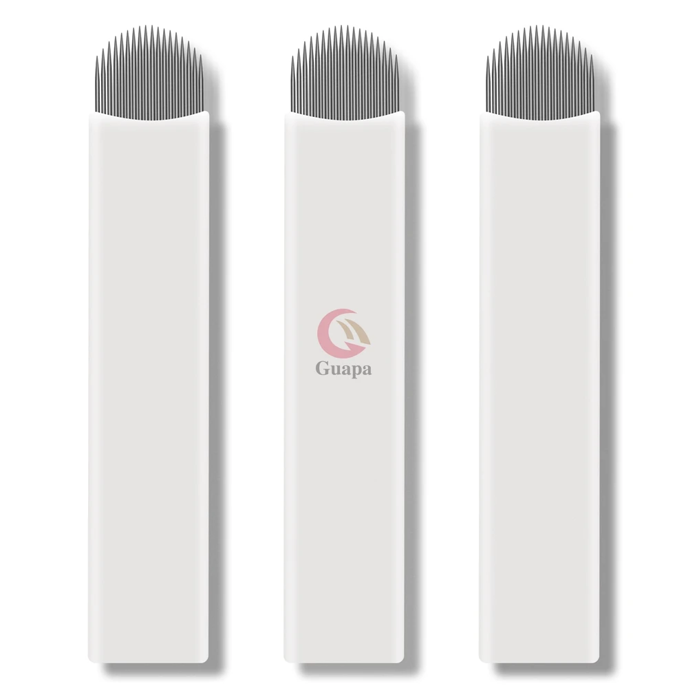 White 9/11/12/14/18/21 Microblading Needles for Microblading Embroidery Pen Pernement Makeup Eyebrow Tattoo Supplies
White 9/11/12/14/18/21 Microblading Needles for Microblading Embroidery Pen Pernement Makeup Eyebrow Tattoo Supplies