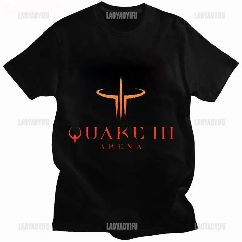 Limitiert Neu Quake Shirt Shooting Games Quake Iii Logo T Shirt Vintage T-Shirt Gift Funny Tee Shirt streetwear men clothing
Limitiert Neu Quake Shirt Shooting Games Quake Iii Logo T Shirt Vintage T-Shirt Gift Funny Tee Shirt streetwear men clothing