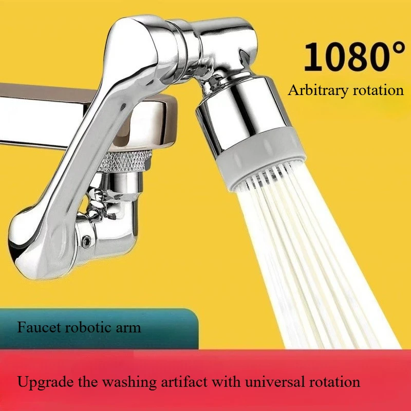 Rotatable Multifunctional Extension Faucet Aerator 1080 Degree Swivel Robotic Arm Water Filter Sink Water Tap Accesorios Baño
Rotatable Multifunctional Extension Faucet Aerator 1080 Degree Swivel Robotic Arm Water Filter Sink Water Tap Accesorios Baño
