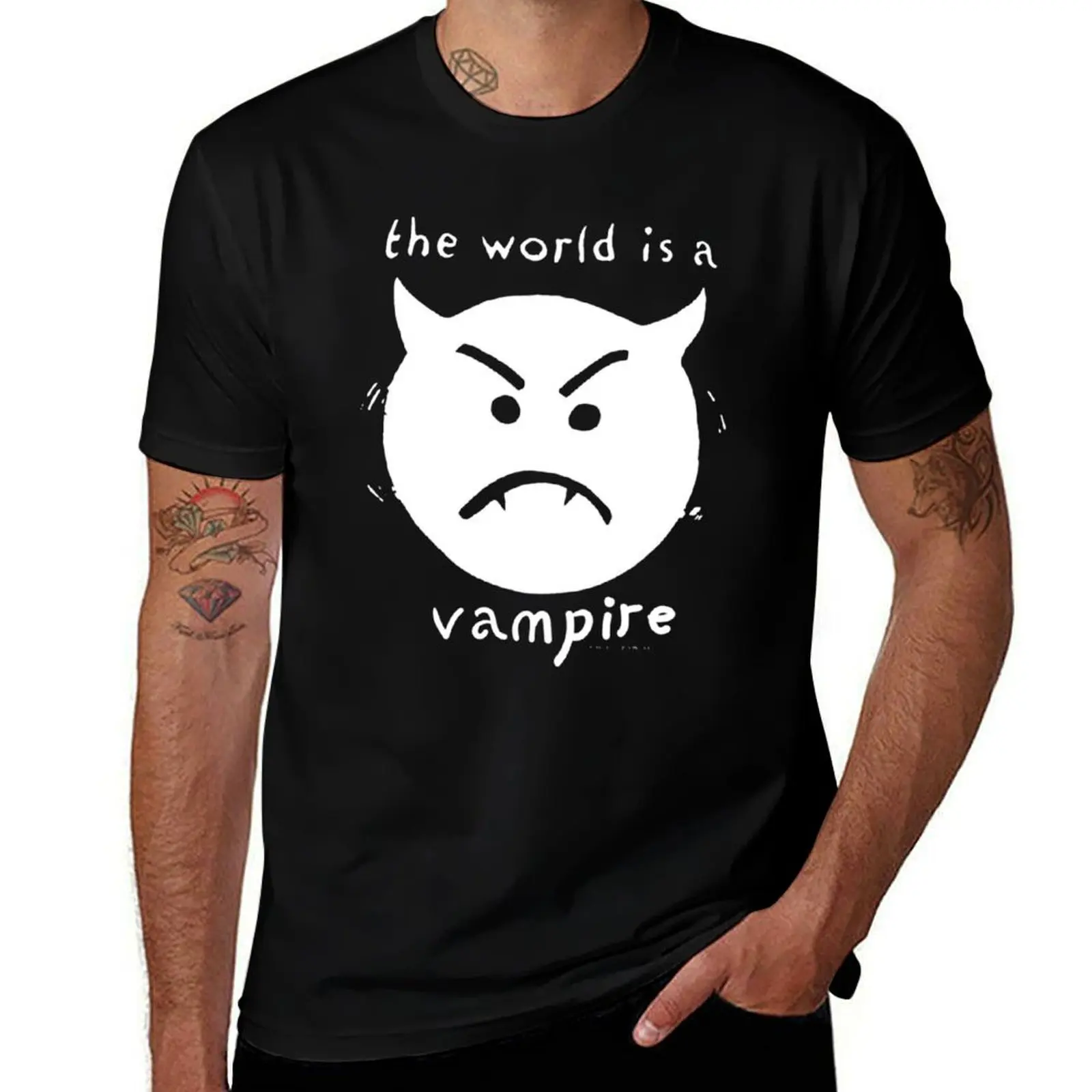 Rare Smashing Pumpkins The World Is A Vampire T-Shirt Daily Work Short Sleeve Top
Rare Smashing Pumpkins The World Is A Vampire T-Shirt Daily Work Short Sleeve Top