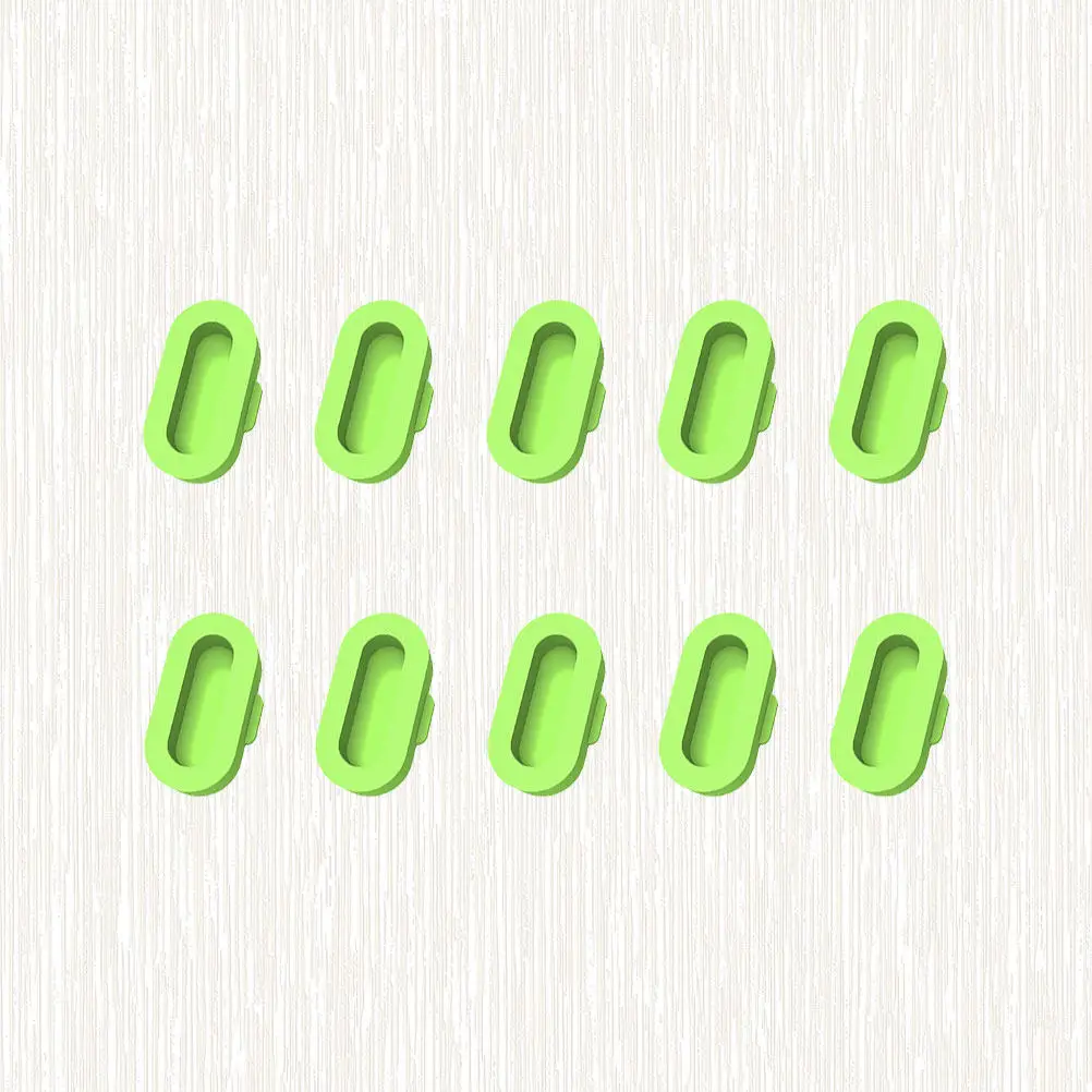 10pcs Dust Plug For Silicone Charger Port Protector Light Green Wear Resistant Safe Easy Install Remove
10pcs Dust Plug For Silicone Charger Port Protector Light Green Wear Resistant Safe Easy Install Remove