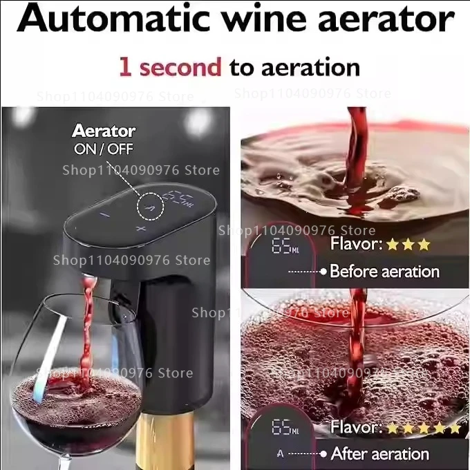 2024 New Portable Mini Automatic Wine Decanter Electric Wine Aerator and Wine Dispenser
2024 New Portable Mini Automatic Wine Decanter Electric Wine Aerator and Wine Dispenser