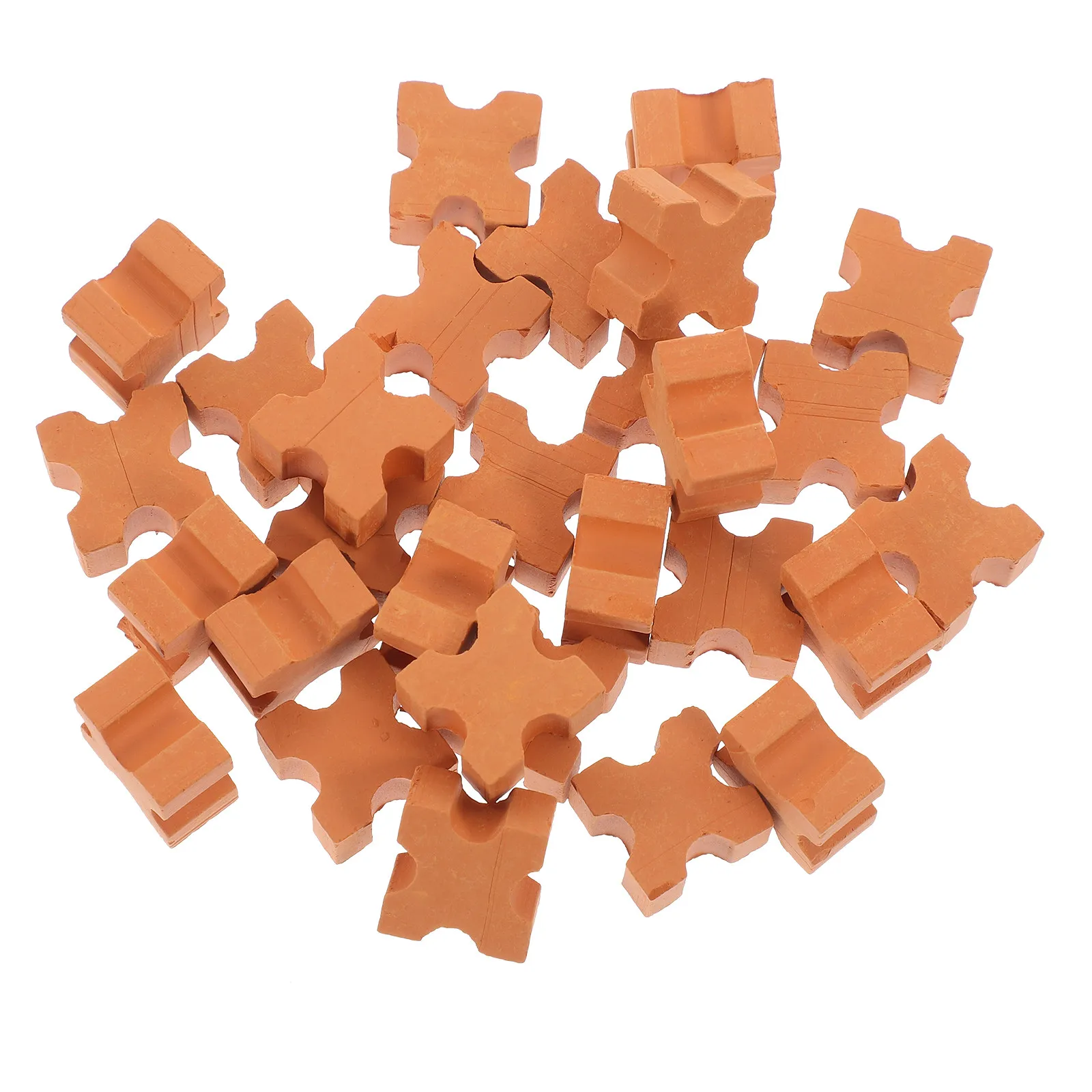 50Pcs DIY Mini Bricks Realistic Simulation Sand Table Architecture Miniature Building Accessories Mini Bricks Models Micro