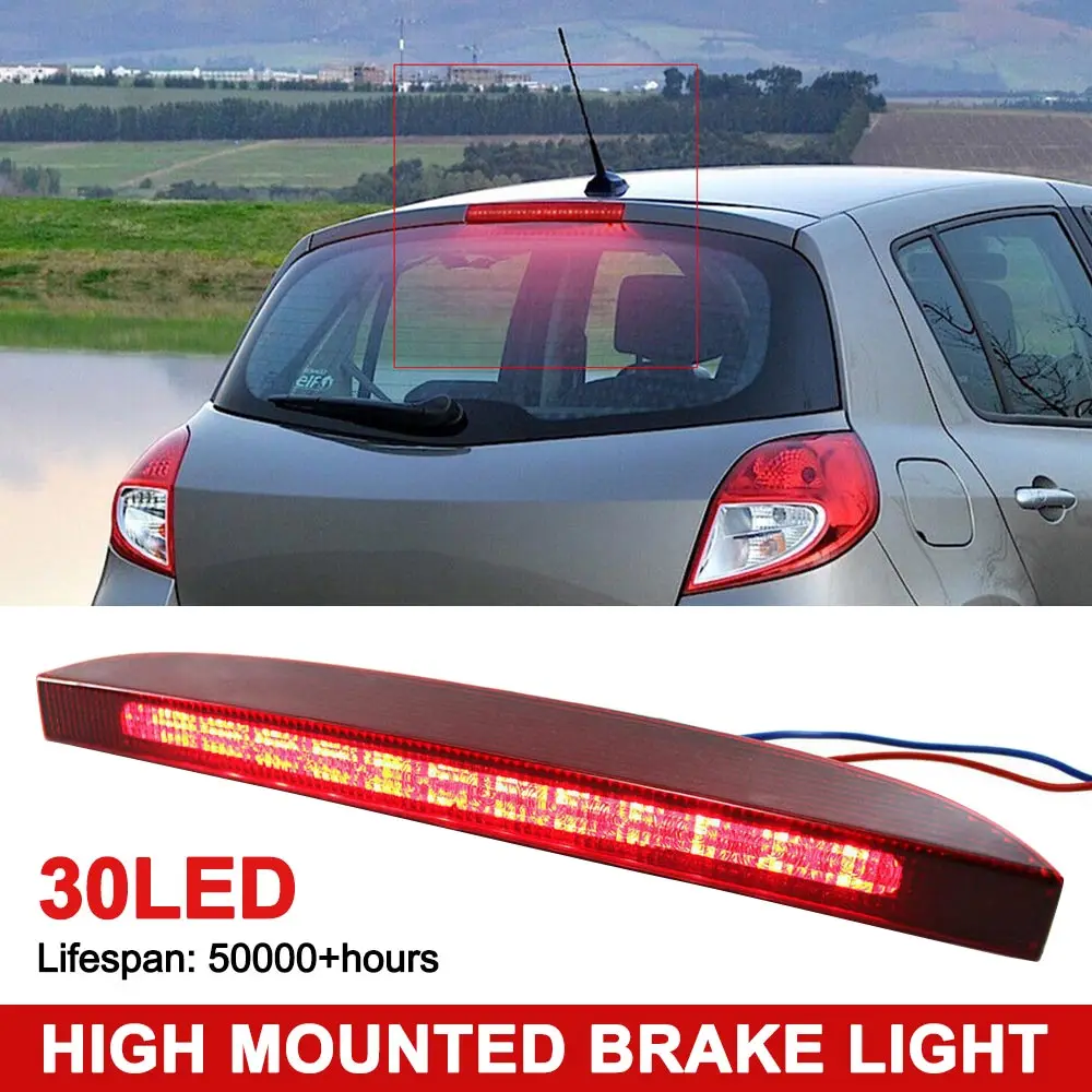 Third Rear High Level Stop Brake Light Red For Renualt Clio MK2 1998-2005 Year SU
Third Rear High Level Stop Brake Light Red For Renualt Clio MK2 1998-2005 Year SU
