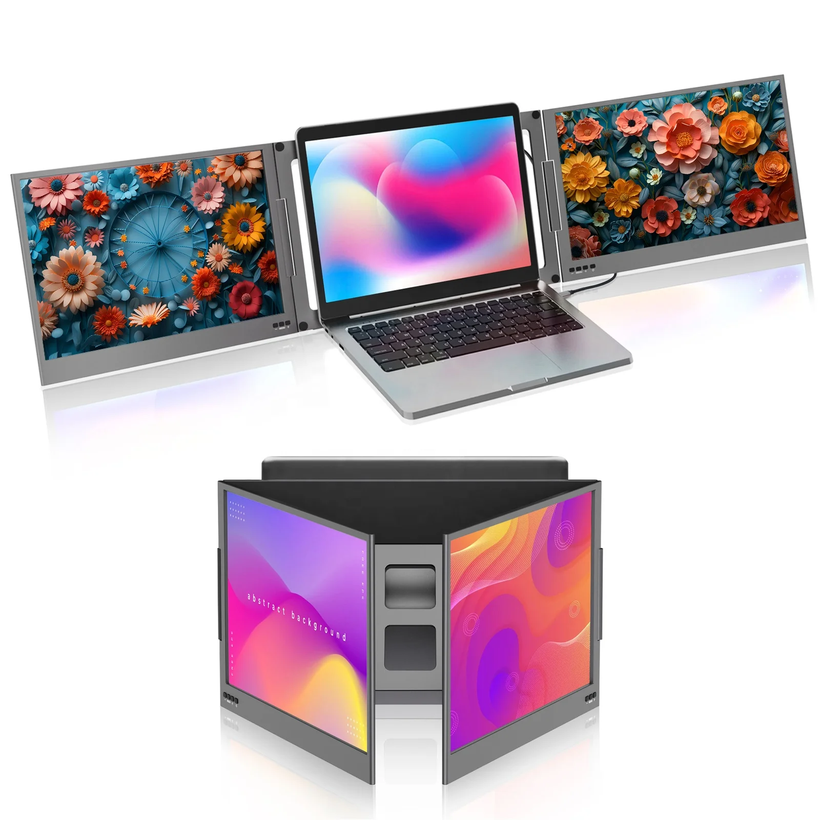 15.6inch Widescreen 16:9 Dual Screen Portable Laptop Screen Extender for Notebook Laptop Monitors Type-C Connection
15.6inch Widescreen 16:9 Dual Screen Portable Laptop Screen Extender for Notebook Laptop Monitors Type-C Connection