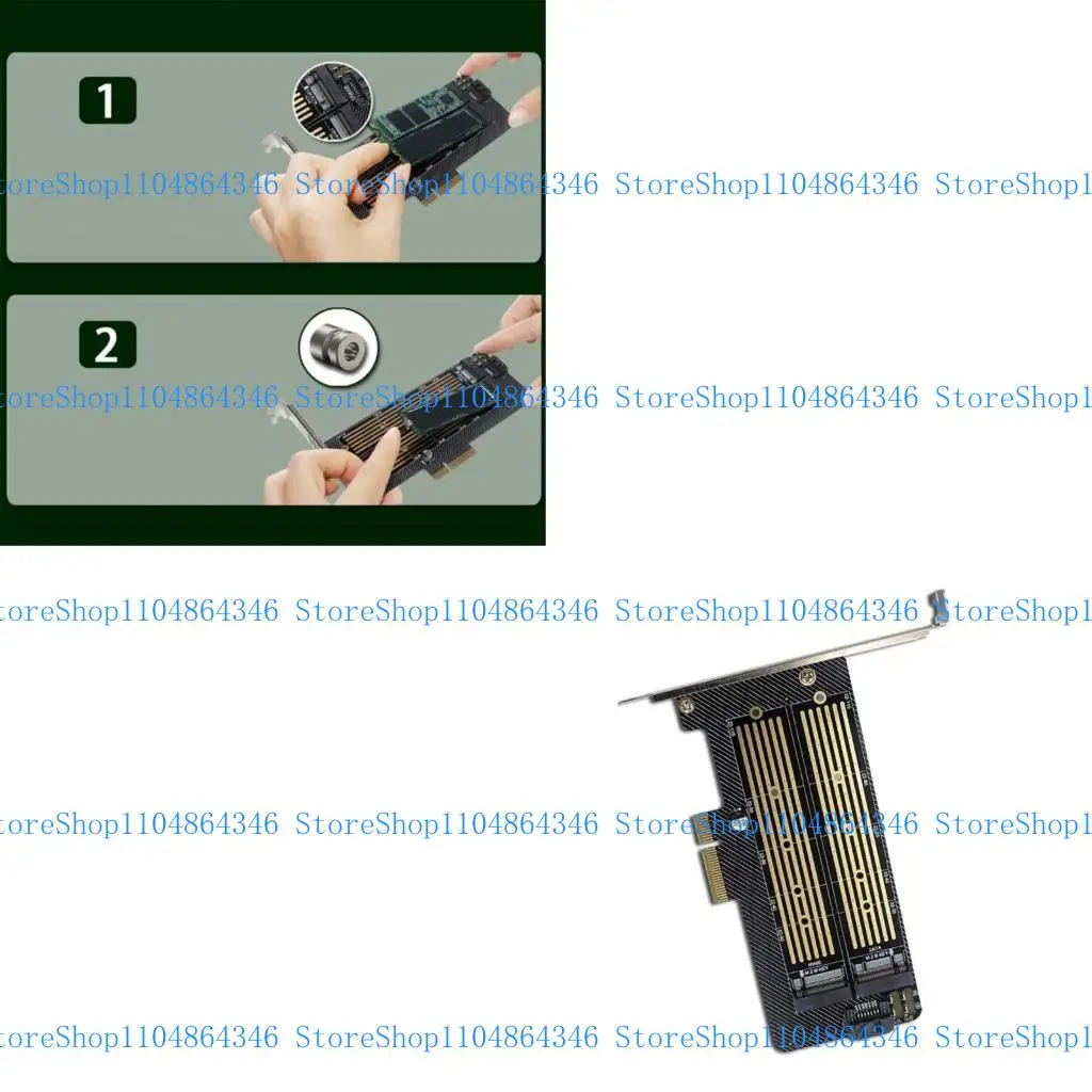5ASD M.2 NVME Адаптер с жестким диском двойной SSDS SSDS для адаптера PCIE Adapter
5ASD M.2 NVME Адаптер с жестким диском двойной SSDS SSDS для адаптера PCIE Adapter