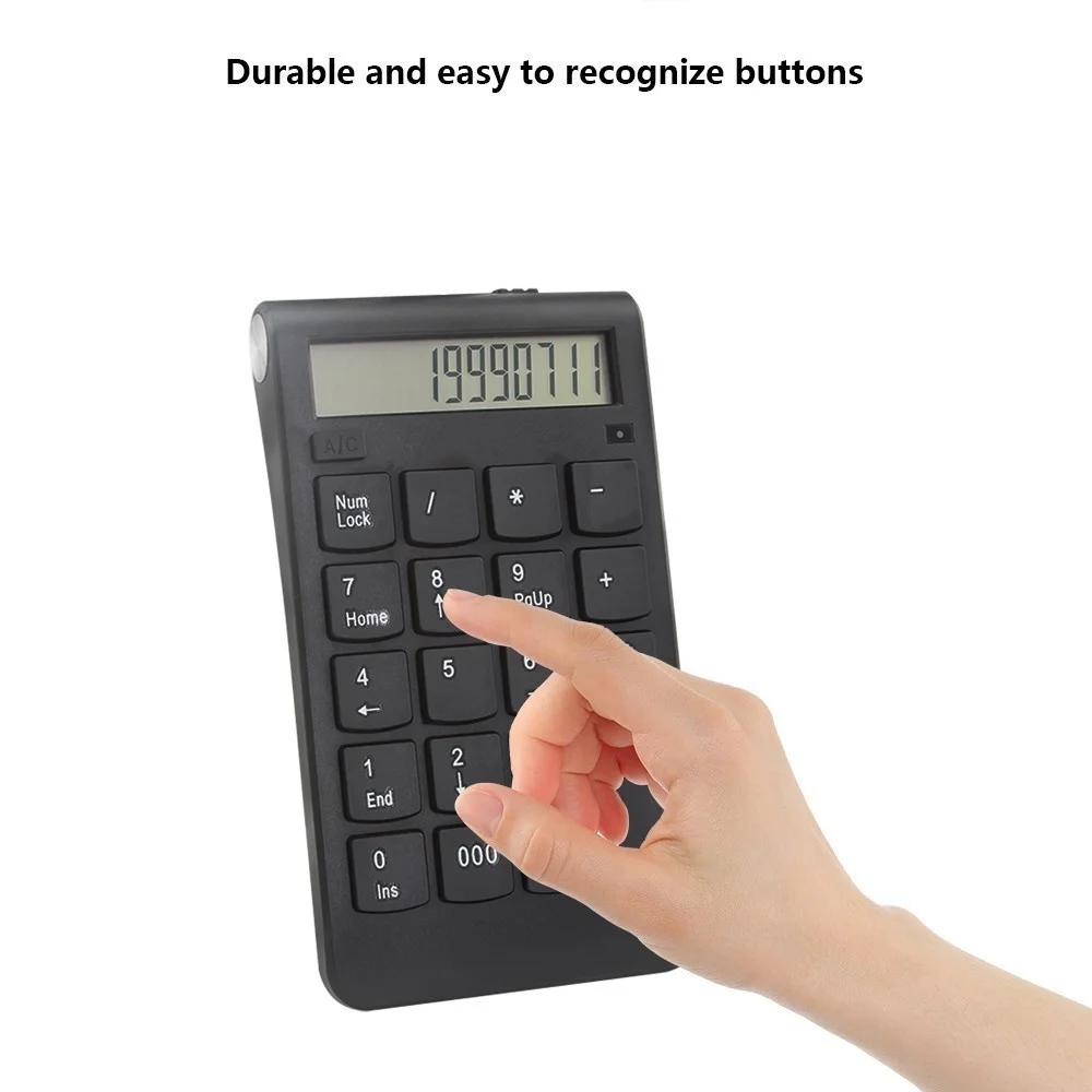 Mini USB Keyboard 19 Keys Numeric Keyboard 2.4Ghz Wireless Digital Keypad Rechargeable For Laptop Desktop PC Tablet
Mini USB Keyboard 19 Keys Numeric Keyboard 2.4Ghz Wireless Digital Keypad Rechargeable For Laptop Desktop PC Tablet