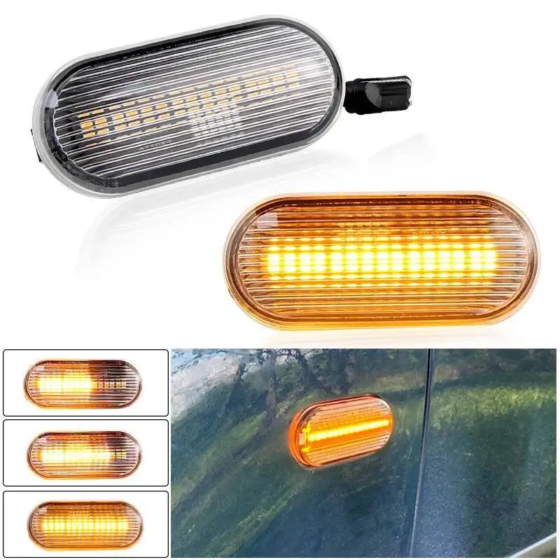 2PCS For Ford Fiesta 2002-up C-Max 2007-up Focus MK2 2004-2007 Galaxy LED Dynamic Side Marker Light Car Turn Signal Blinker Lamp
2PCS For Ford Fiesta 2002-up C-Max 2007-up Focus MK2 2004-2007 Galaxy LED Dynamic Side Marker Light Car Turn Signal Blinker Lamp