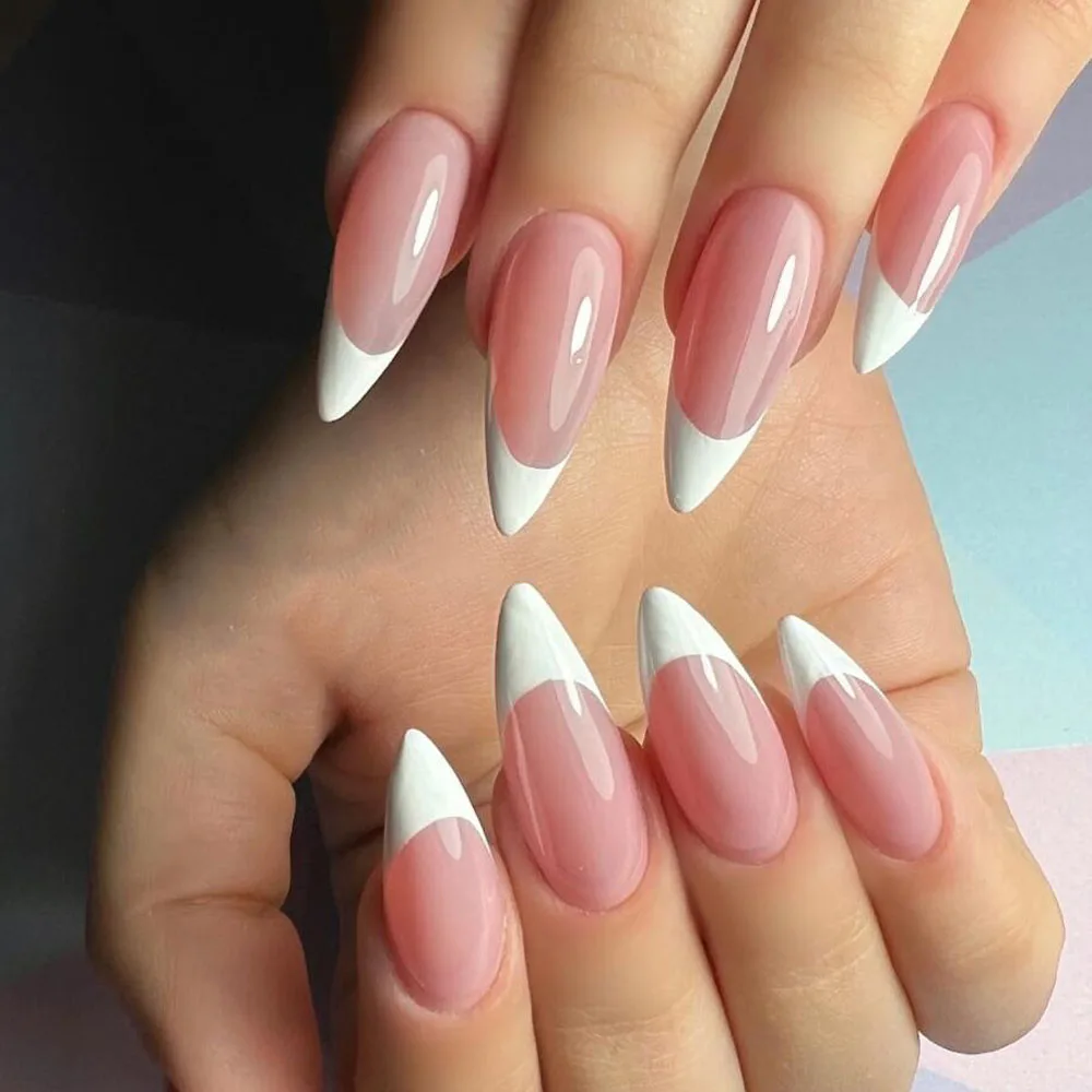 120Pcs White French Press on Nails Medium Almond Full Cover Fake Nail Tips Wearable Fashion Detachable Finished False Nails
120Pcs White French Press on Nails Medium Almond Full Cover Fake Nail Tips Wearable Fashion Detachable Finished False Nails