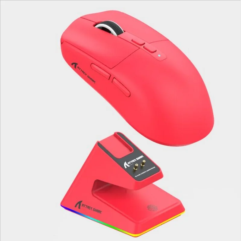 Attack Shark X6 PAW3395 Bluetooth Mouse , Tri-Mode Connection, RGB Touch Magnetic Charging Base, Macro Gaming Mouse
Attack Shark X6 PAW3395 Bluetooth Mouse , Tri-Mode Connection, RGB Touch Magnetic Charging Base, Macro Gaming Mouse