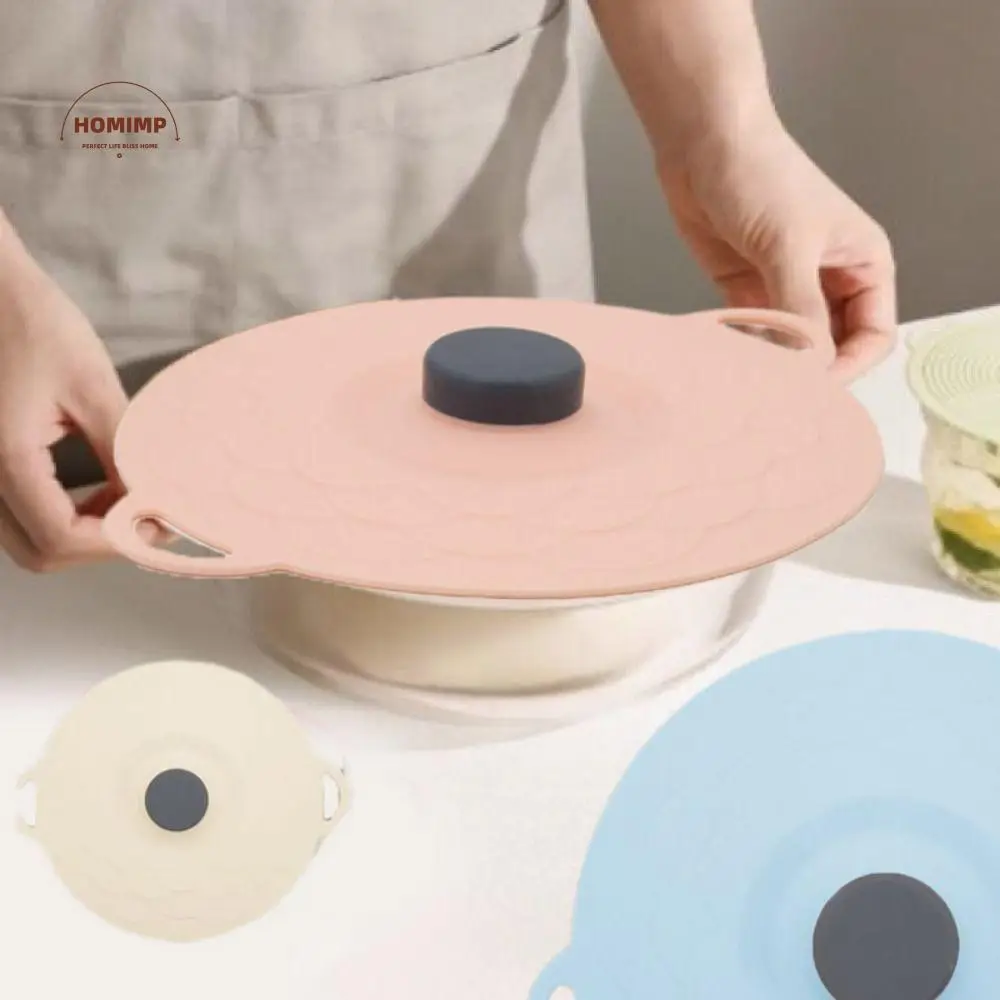 5Pcs Sealed Silicone Pot Lid Cover Dust-proof Anti-spill Fresh Keeping Cover with Handle Leak-proof Food Fresh Cover Pans
5Pcs Sealed Silicone Pot Lid Cover Dust-proof Anti-spill Fresh Keeping Cover with Handle Leak-proof Food Fresh Cover Pans