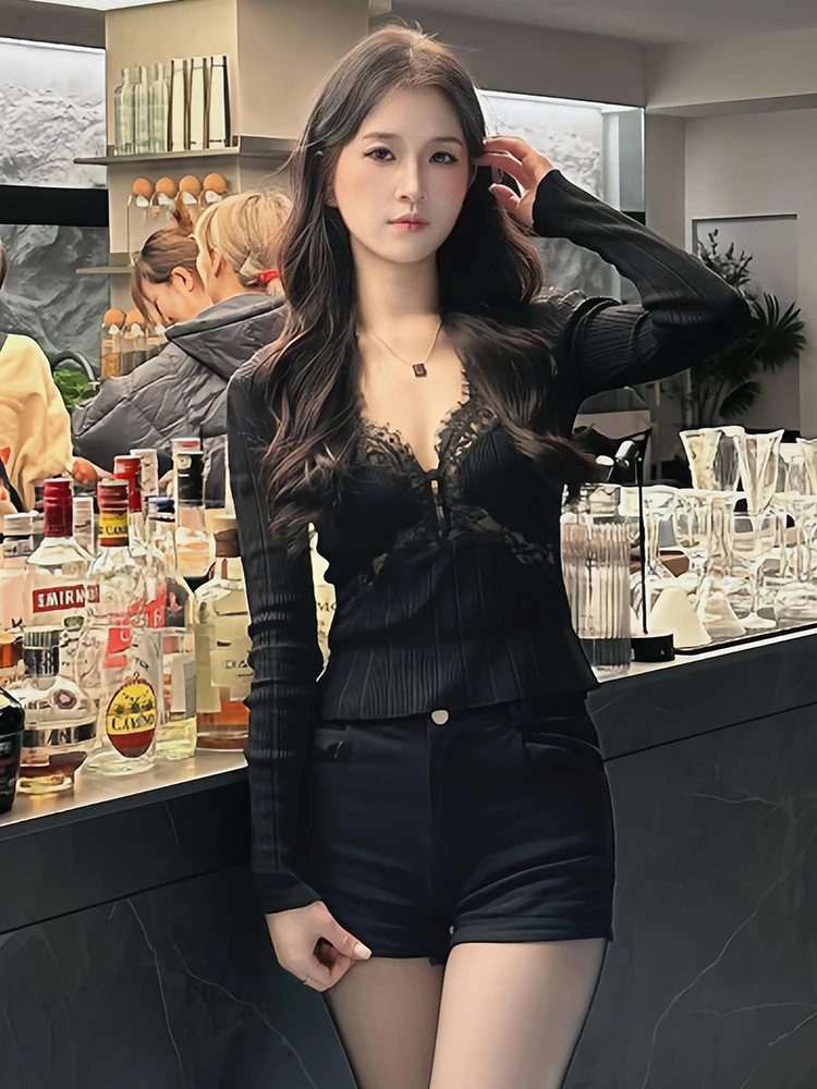 Elegant Lace Hollow out Sexy Soft Knitted Top Spring 2026 New Arrival Women's Fashion Slim Fit Long Sleeve round Neck Knitted...
Elegant Lace Hollow out Sexy Soft Knitted Top Spring 2026 New Arrival Women's Fashion Slim Fit Long Sleeve round Neck Knitted...