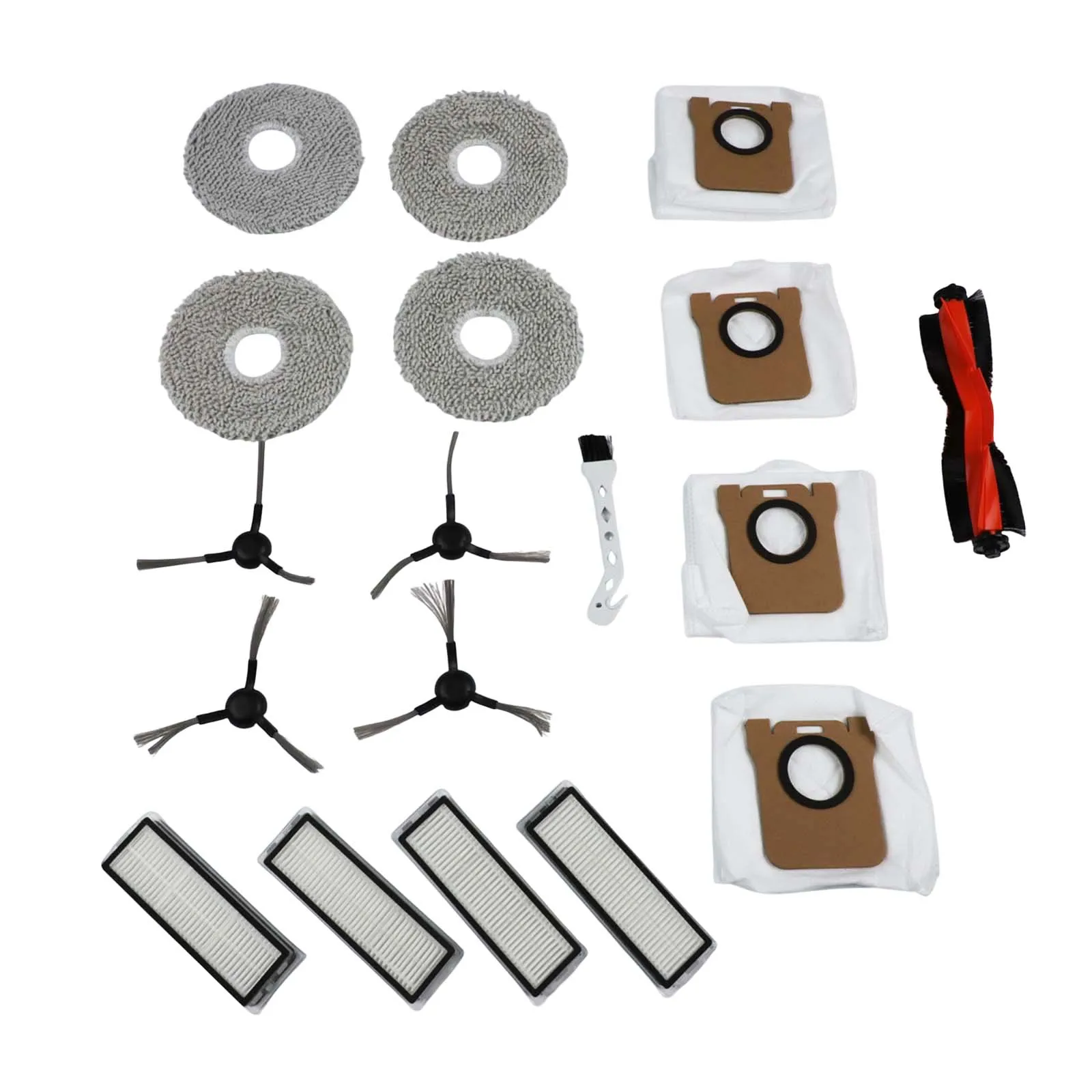 Filter Mop Cloth Bag Side Brush Kit For X10 / X10+ / X20+ / X20 Pro / X20 Max / M30 / M30 Pro Vacuum Cleaner Consumables
Filter Mop Cloth Bag Side Brush Kit For X10 / X10+ / X20+ / X20 Pro / X20 Max / M30 / M30 Pro Vacuum Cleaner Consumables