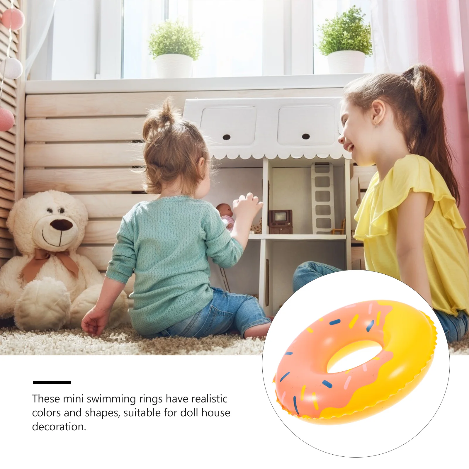 10pcs Swimming Rings Smooth Surface Pool Swim Ring Plaything House Accessories Circle Props
10pcs Swimming Rings Smooth Surface Pool Swim Ring Plaything House Accessories Circle Props