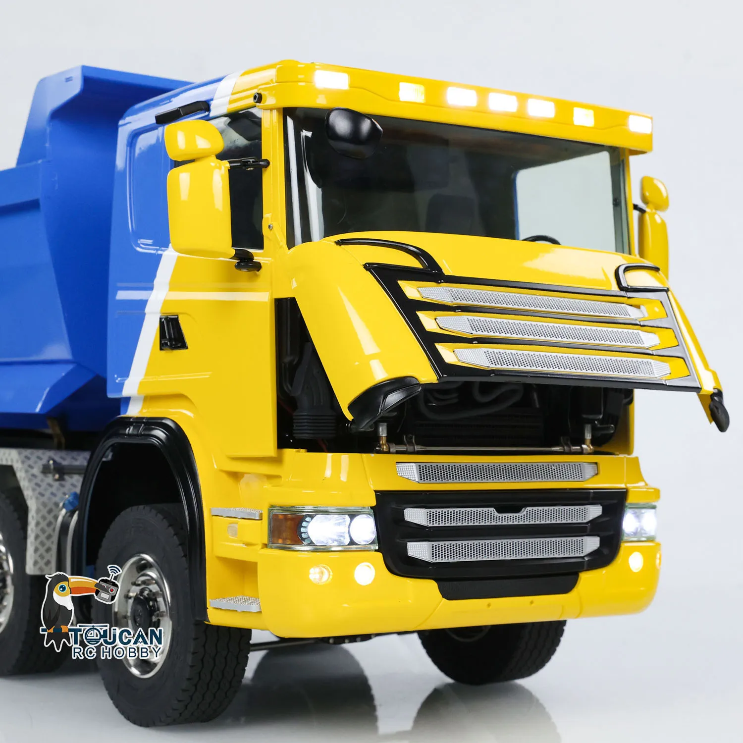 Металлический радиоуправляемый самосвал 8x8 масштаба 1/14 с гидравлическим подъемом кузова, блокировкой дифференциалов, 3-скоростной коробкой передач, редуктором ступицы колеса и пультом Flysky
Металлический радиоуправляемый самосвал 8x8 масштаба 1/14 с гидравлическим подъемом кузова, блокировкой дифференциалов, 3-скоростной коробкой передач, редуктором ступицы колеса и пультом Flysky