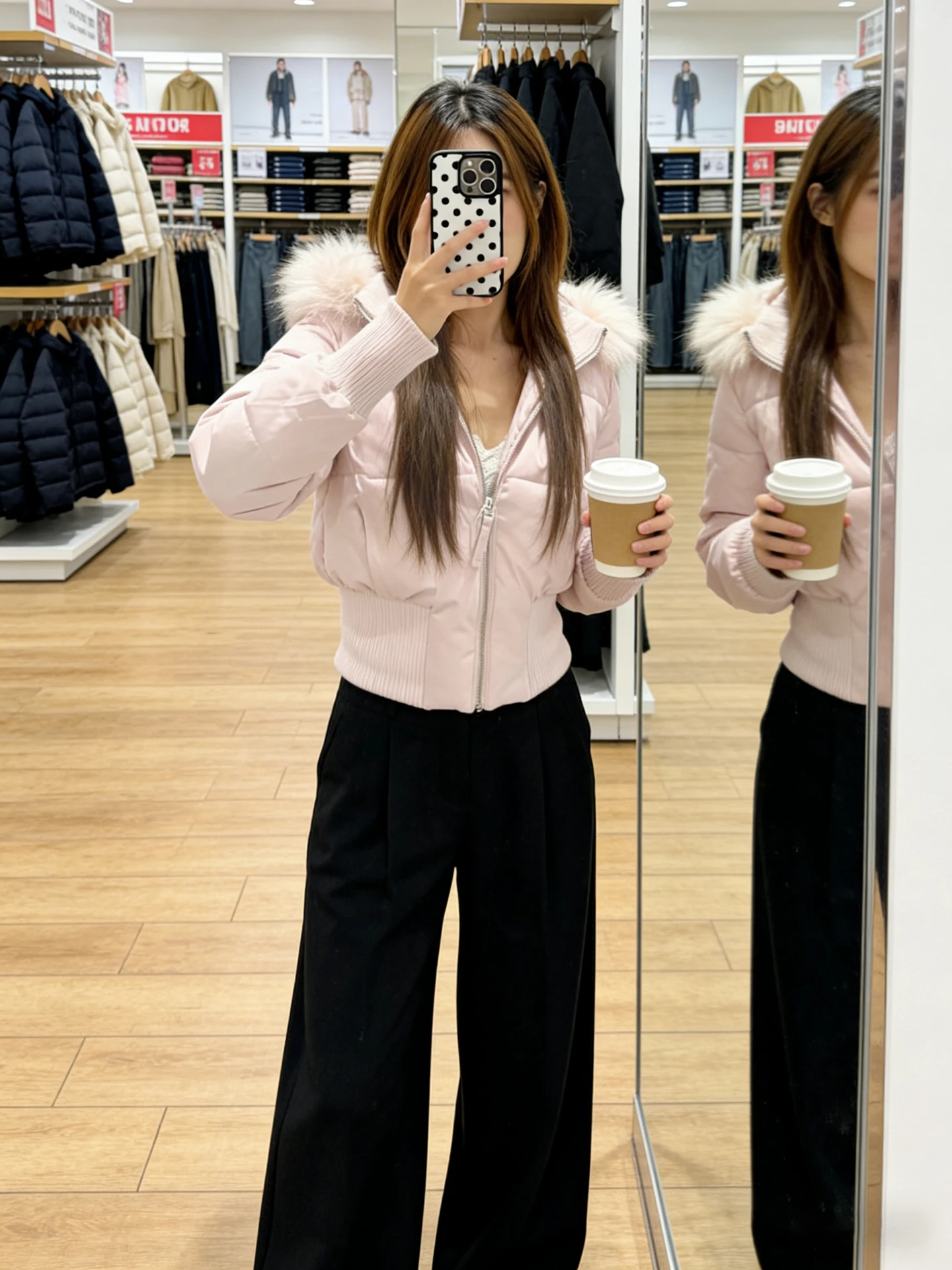 Koulanji Brand Thiened ort down Jaet with Waist-Cinching Design And Large Fur Collar in Pink for Women Autumn Winter Ne...
Koulanji Brand Thiened ort down Jaet with Waist-Cinching Design And Large Fur Collar in Pink for Women Autumn Winter Ne...