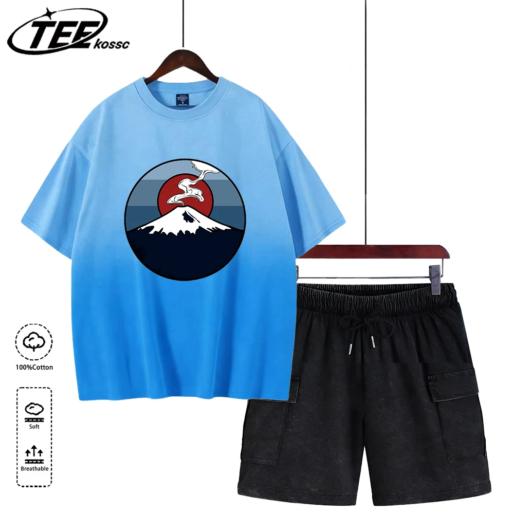 Футболки с принтом вулкана Фудзи (Япония), хлопковые, повседневные, дышащие, мужские комплекты, с круглым вырезом, универсальная одежда
Футболки с принтом вулкана Фудзи (Япония), хлопковые, повседневные, дышащие, мужские комплекты, с круглым вырезом, универсальная одежда