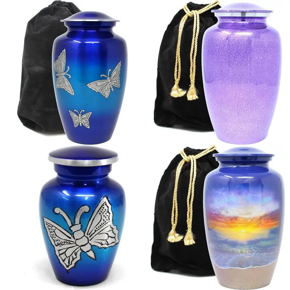 Buttefly Engraving on Blue Gradiant Background Cremation Urn for Men and Women Human Ashes - Adult Large Urn
Buttefly Engraving on Blue Gradiant Background Cremation Urn for Men and Women Human Ashes - Adult Large Urn