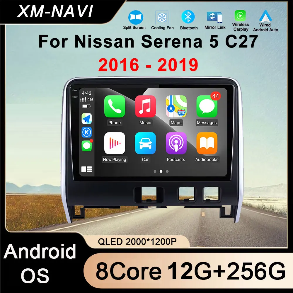 Автомобильный радиоприемник-мультимедийный плеер для Nissan Serena 5 C27 2016 2017-2019 навигация GPS беспроводной Carplay Android AutoNO 2 Din DVD
Автомобильный радиоприемник-мультимедийный плеер для Nissan Serena 5 C27 2016 2017-2019 навигация GPS беспроводной Carplay Android AutoNO 2 Din DVD