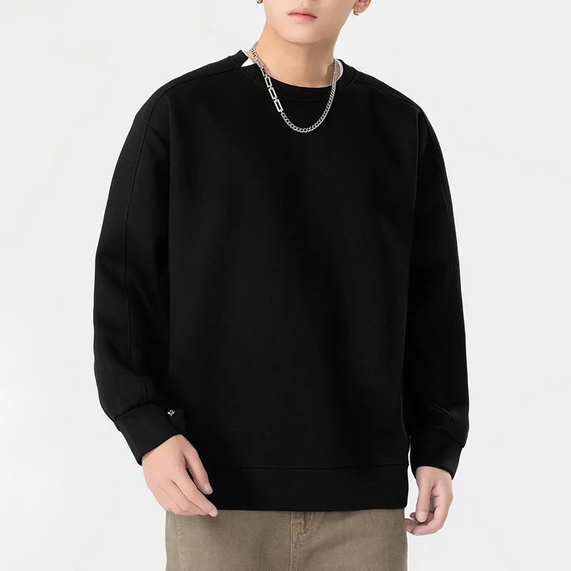 BROWON Brand Sweatshirts Men Thicken 2025 Spring Fashion Tops Man Solid Color Fake Two Design Pullover Hoodies Men
BROWON Brand Sweatshirts Men Thicken 2025 Spring Fashion Tops Man Solid Color Fake Two Design Pullover Hoodies Men
