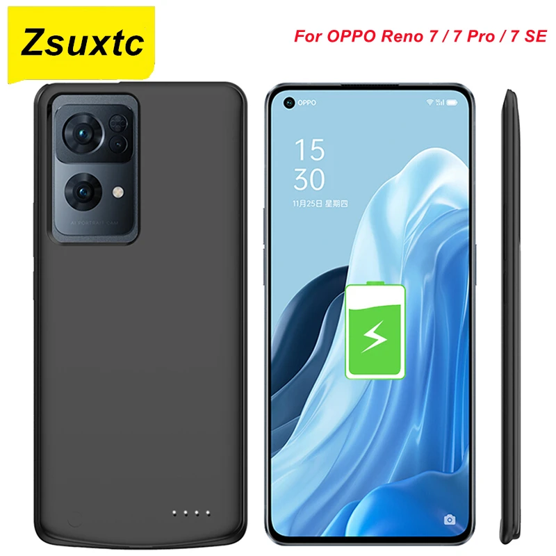 Чехол с зарядным устройством для аккумулятора 6800 мАч для OPPO Reno7, чехол для Power Cover Reno7 SE Reno 7 Pro, чехол с внешним аккумулятором для OPPO Reno 7
Чехол с зарядным устройством для аккумулятора 6800 мАч для OPPO Reno7, чехол для Power Cover Reno7 SE Reno 7 Pro, чехол с внешним аккумулятором для OPPO Reno 7