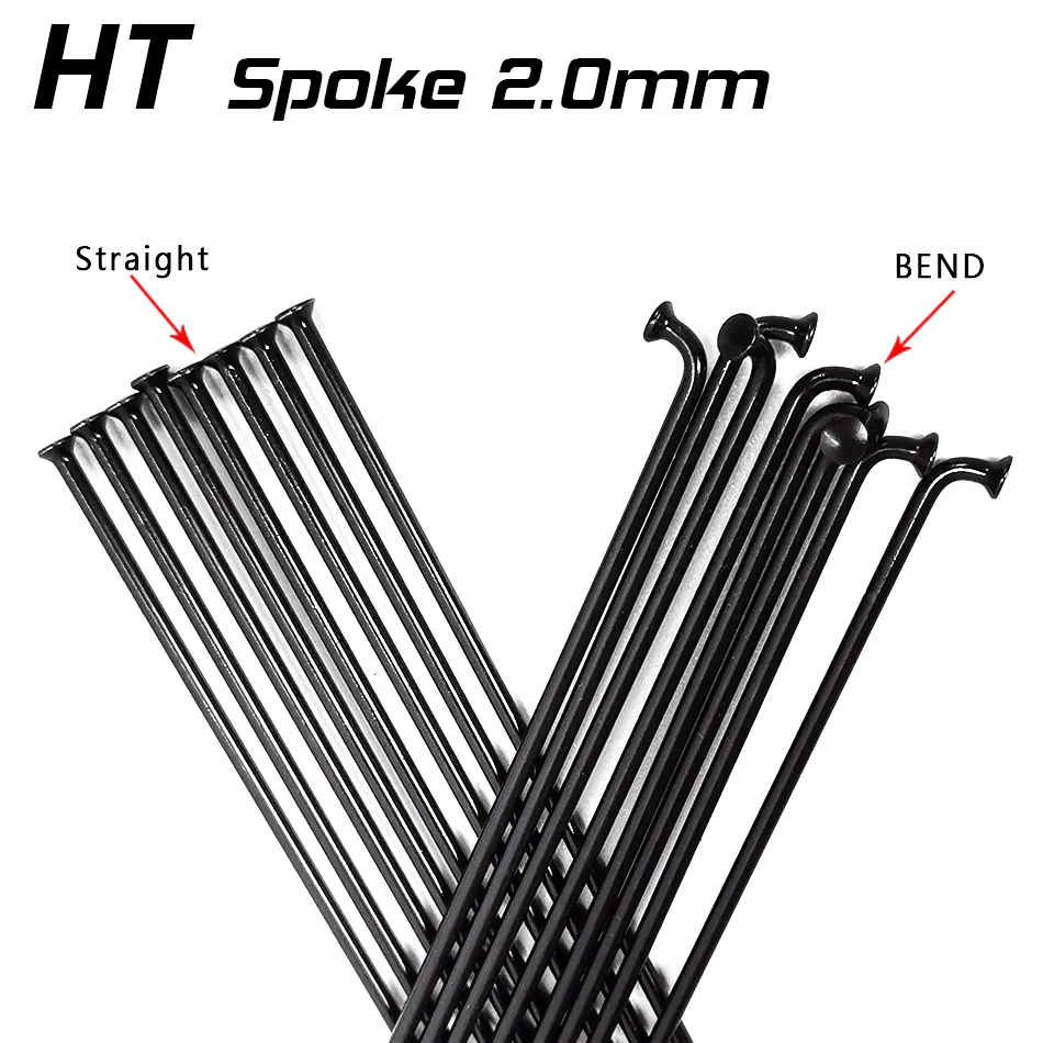 Bicycle Spokes HT 2.0 Round Spokes J-bend Straight Pull Head Bicycle Spokes Black Bicycle Spokes with Copper Cap
Bicycle Spokes HT 2.0 Round Spokes J-bend Straight Pull Head Bicycle Spokes Black Bicycle Spokes with Copper Cap