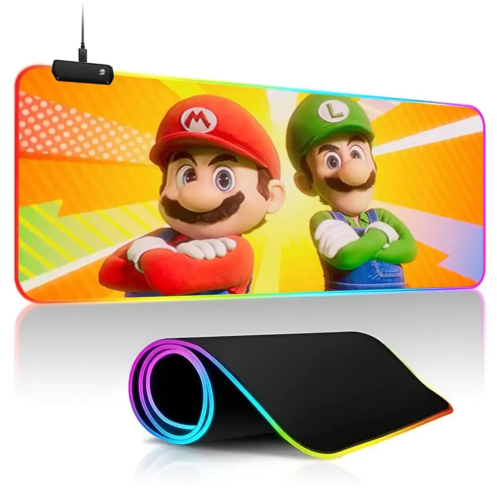 Коврик для мыши Super M-Marios с комиксами, геймерский RGB настольный коврик, коврик для клавиатуры, игровые ноутбуки, светодиодный коврик для мыши, защита для стола, коврики для мыши в стиле аниме
Коврик для мыши Super M-Marios с комиксами, геймерский RGB настольный коврик, коврик для клавиатуры, игровые ноутбуки, светодиодный коврик для мыши, защита для стола, коврики для мыши в стиле аниме
