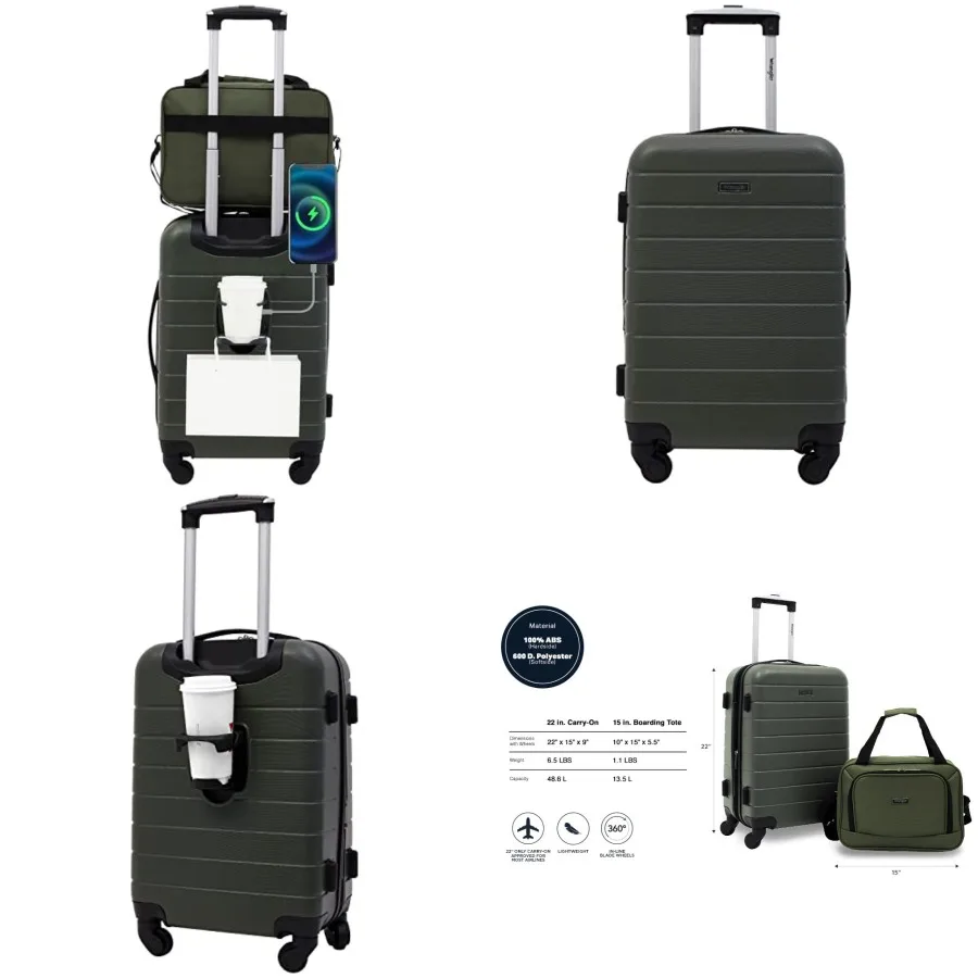 Smart Spinner Hardside Luggage
Smart Spinner Hardside Luggage